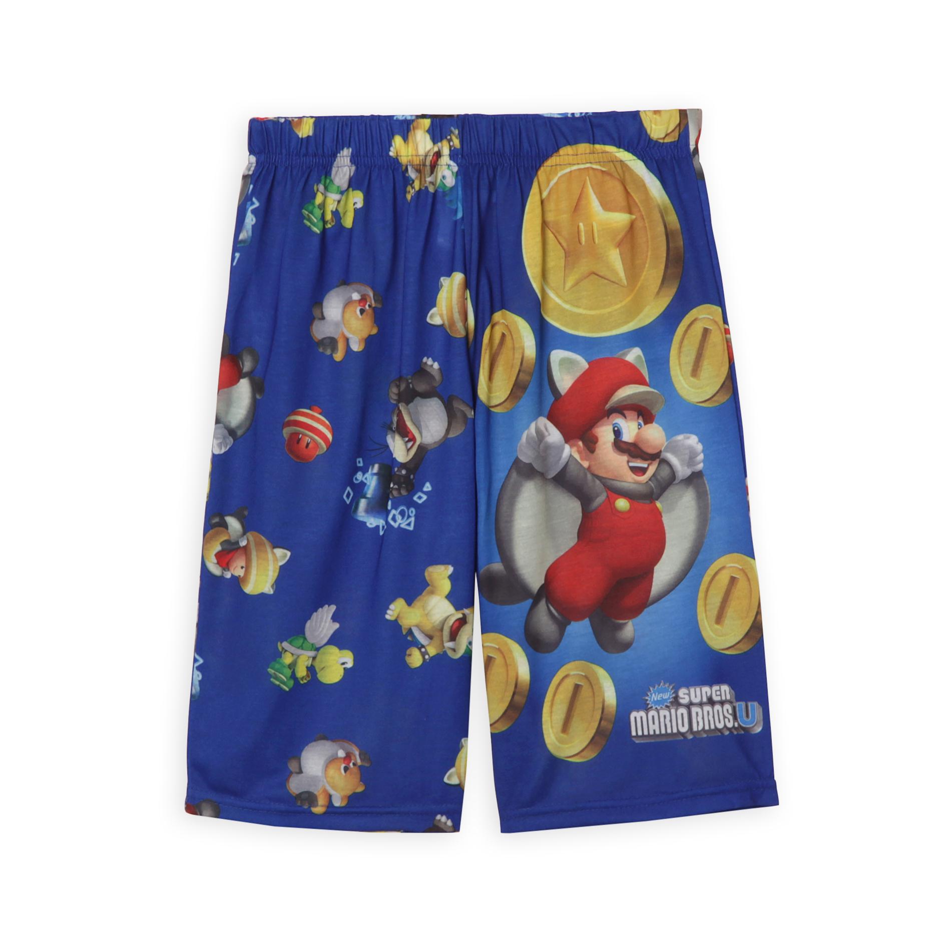 Nintendo Super Mario Bros. U Boy's Pajama Shorts