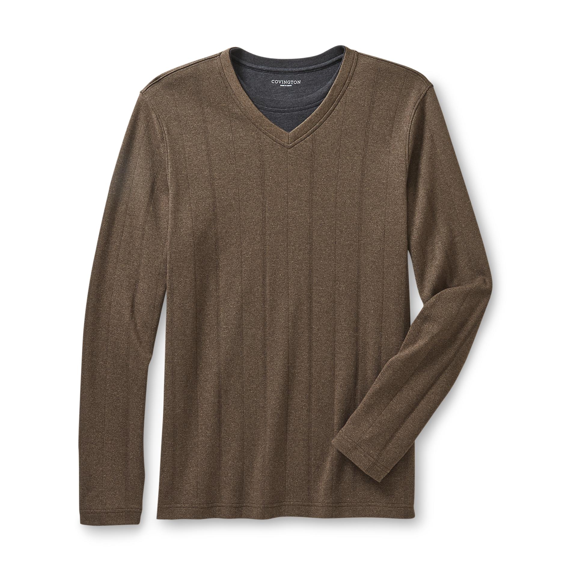 Covington Men's Layered-Look Sweater
