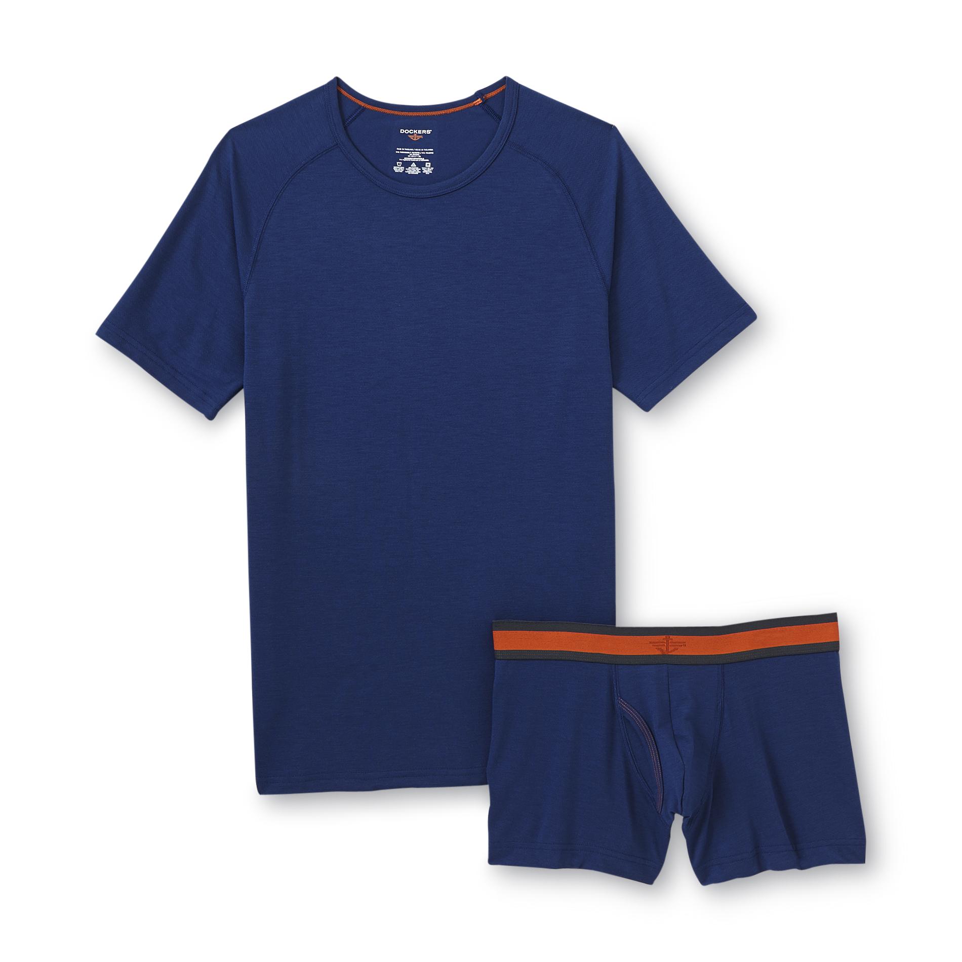 Dockers Men's Thermo Cool Performance T-Shirt & Boxer Briefs