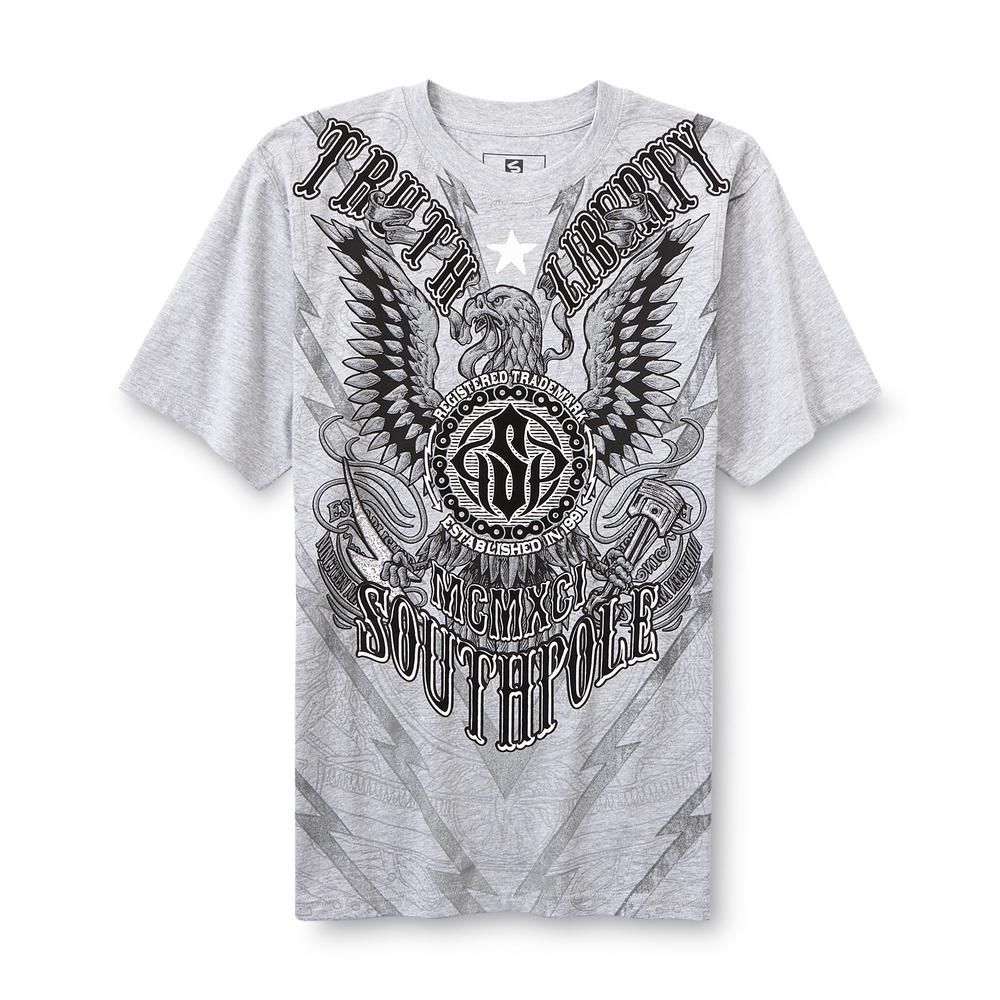 Southpole Young Men's Graphic T-Shirt - Truth & Liberty Eagle