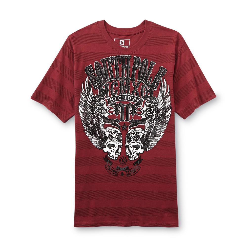 Southpole Young Men's Graphic T-Shirt - Winged Skulls