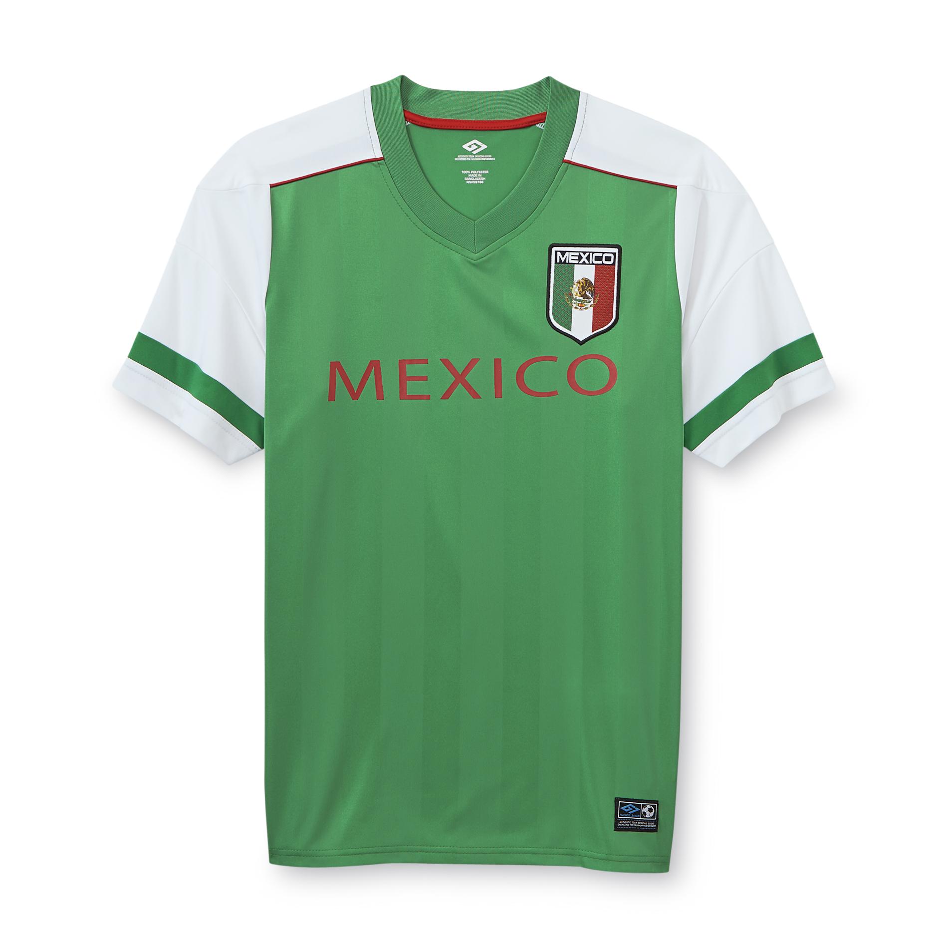 EURO SOCCER Men's World League Soccer Jersey - Mexico