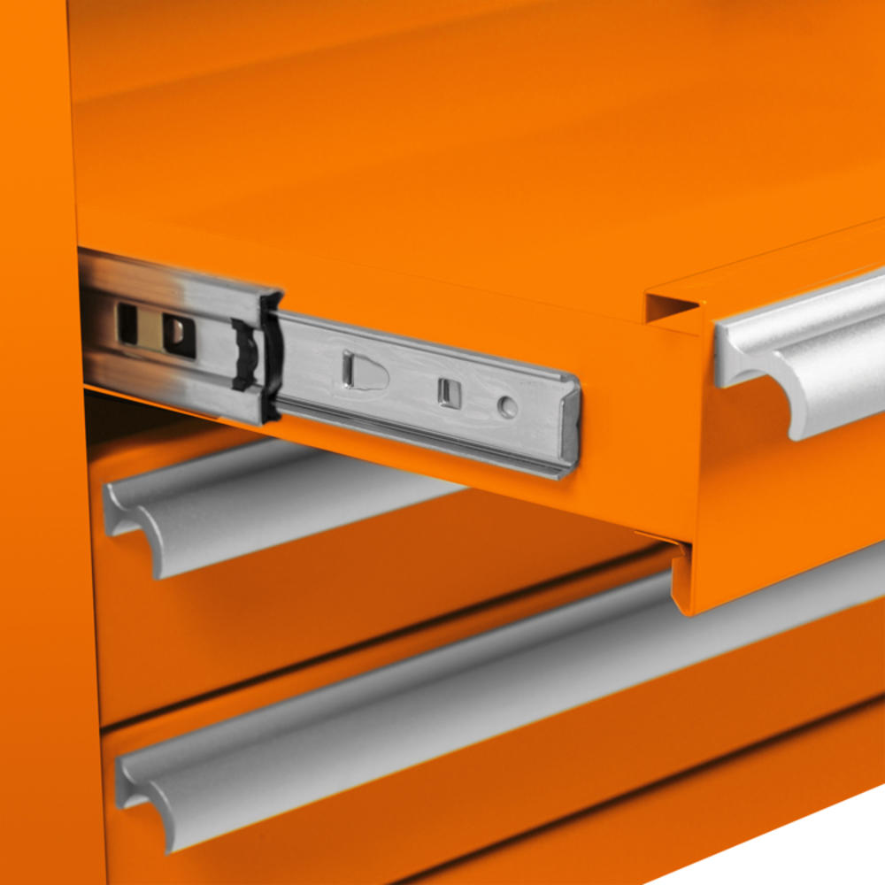 Viper Tool Storage 18-inch 2 Drawer 18G Steel Mini Chest, Orange