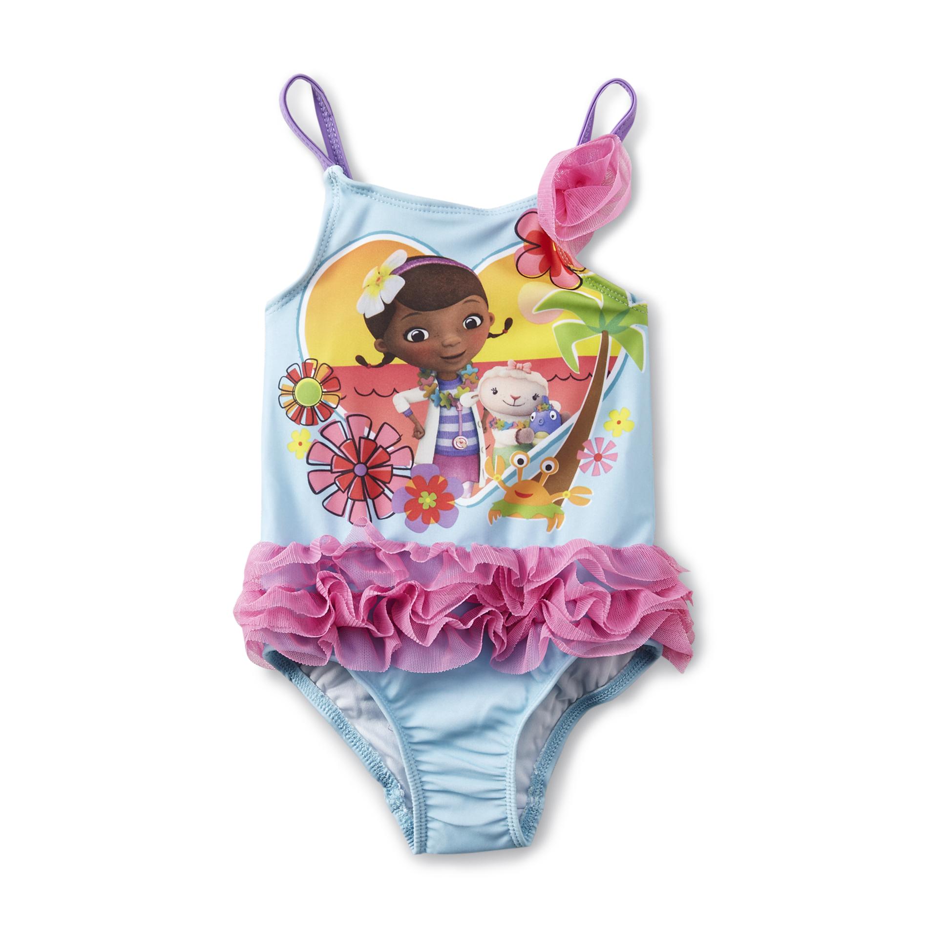 Disney Doc McStuffins Toddler Girl's Swimsuit - Tutu