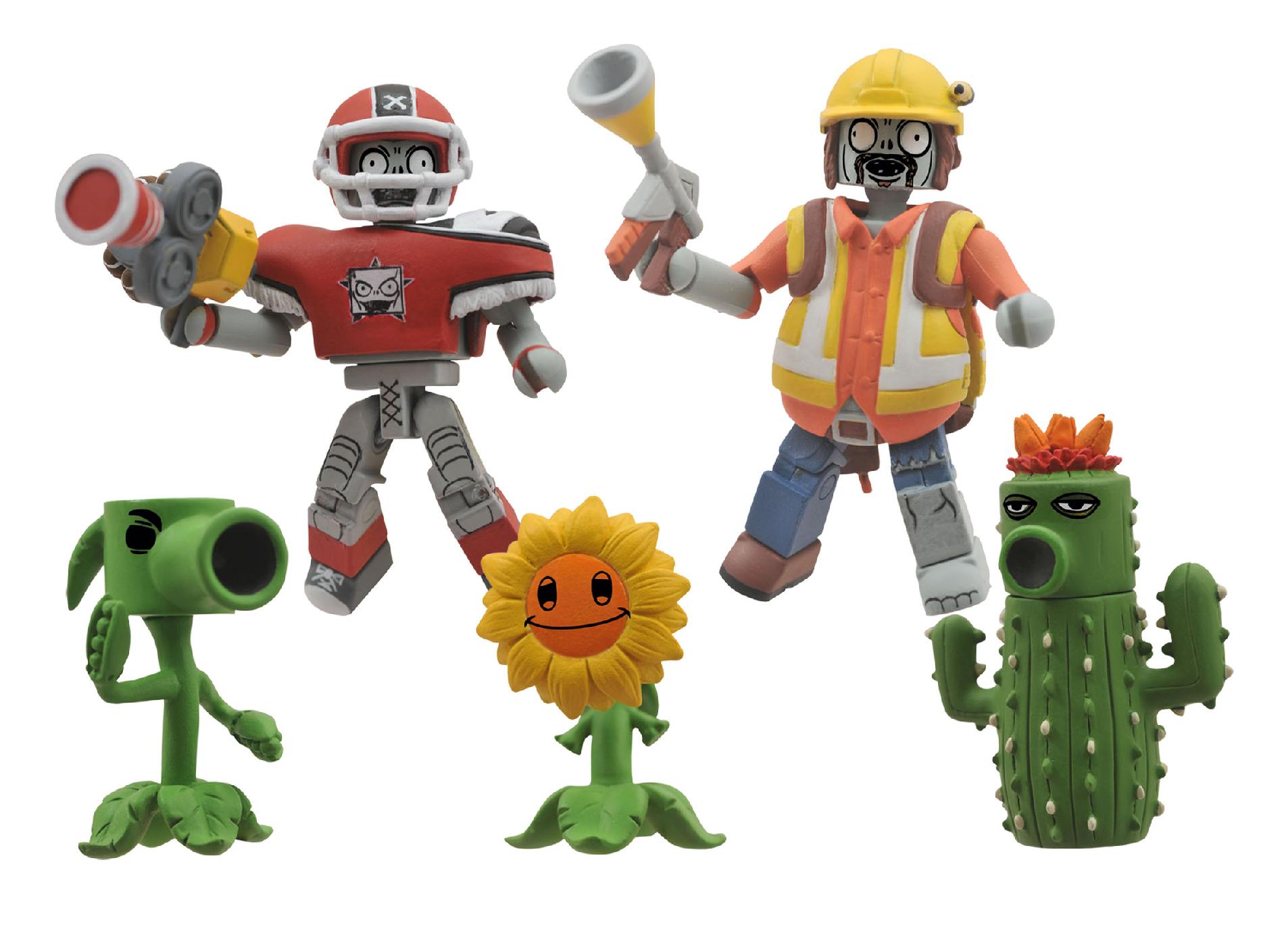 Diamond Select Toys Plants Vs Zombies Minimates Garden Warfare Box Set