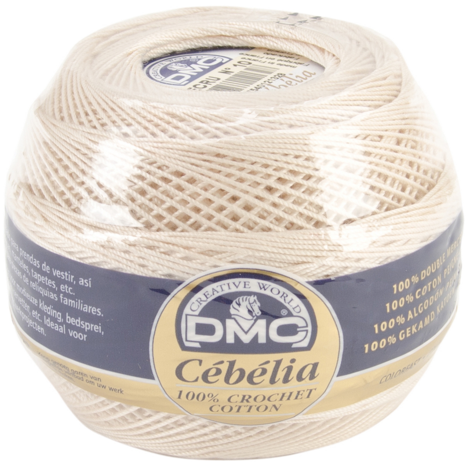 DMC Cebelia Crochet Cotton Size 10 - 282 Yards-Ecru