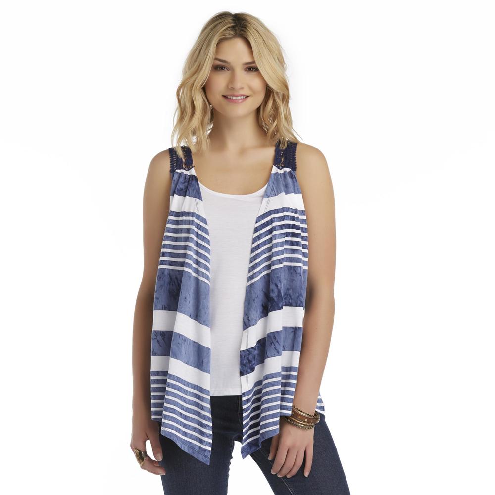 Canyon River Blues Women's Layered-Look Tank Top - Striped