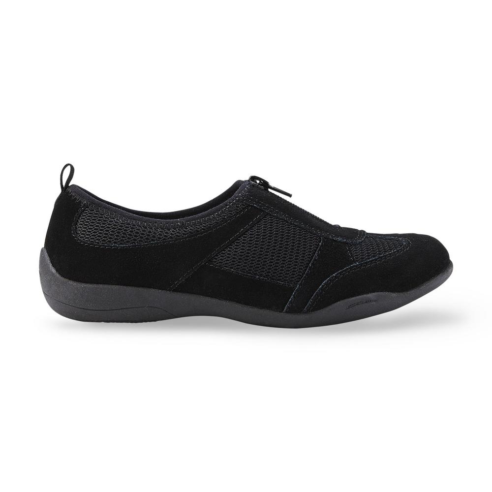 Cobbie Cuddlers Women's Della Black Casual Sneaker - Wide Width Available