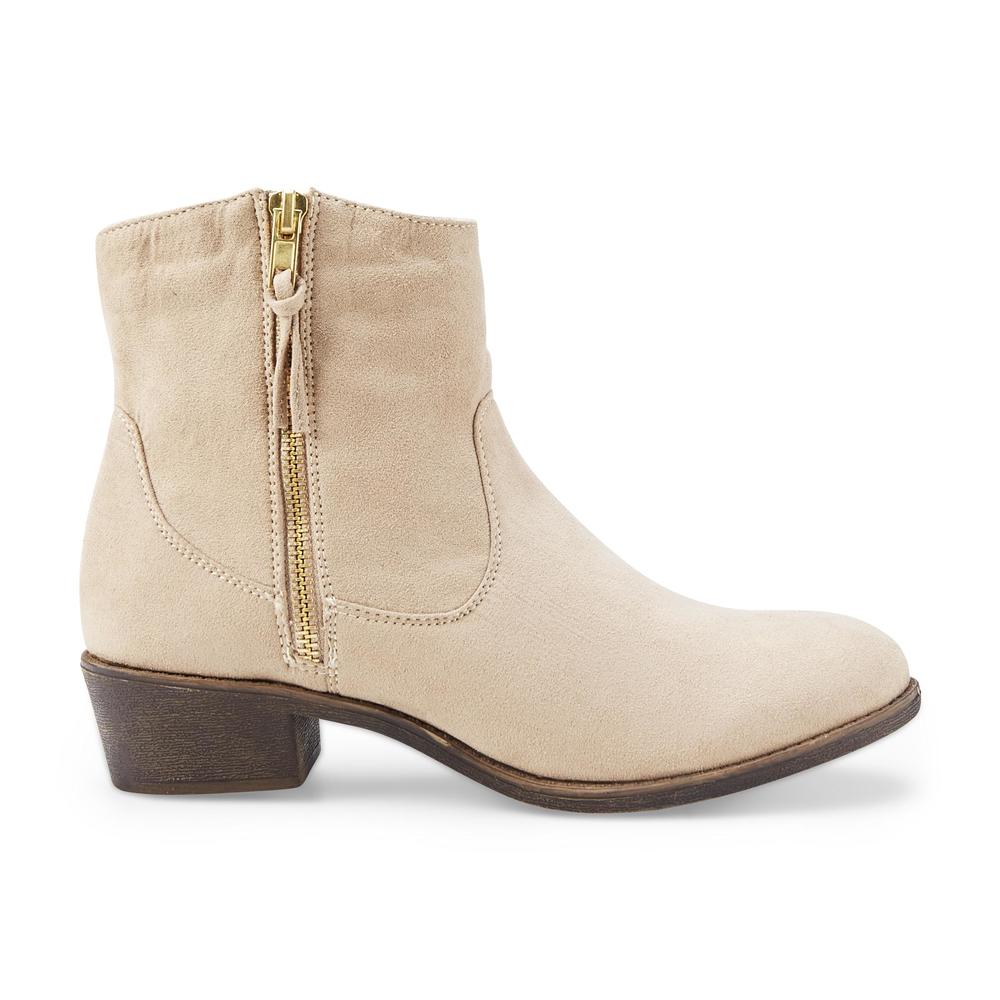 Route 66 Women's Reagan Ankle High Tan Faux Suede Boots