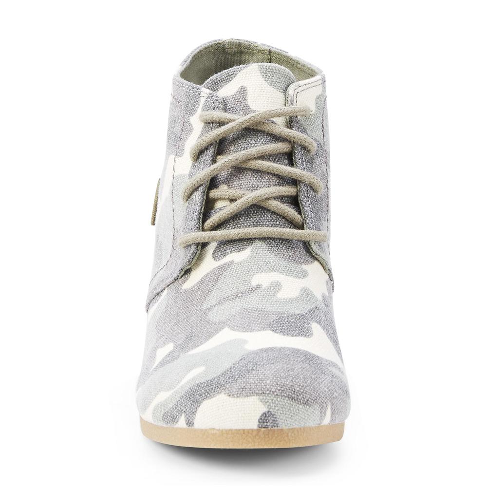 Route 66 Women's Emerson Camouflage Wedge Bootie