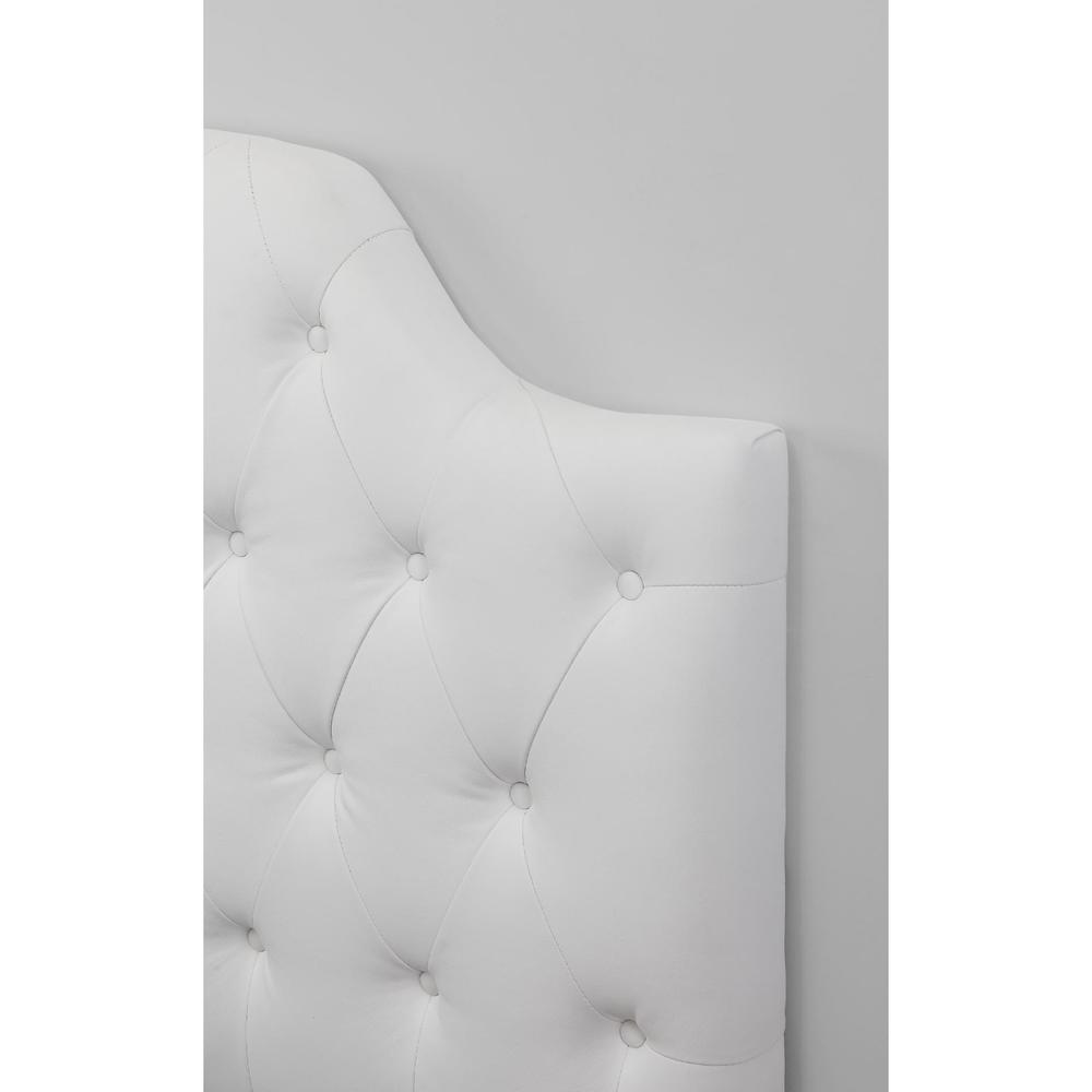 Dorel Lyric Button Tufted Faux Leather Headboard, Multiple Sizes & Colors