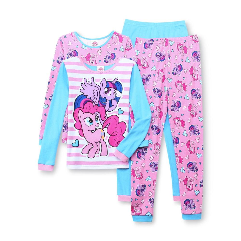 My Little Pony Girl's 2 Pairs Long-Sleeve Pajamas