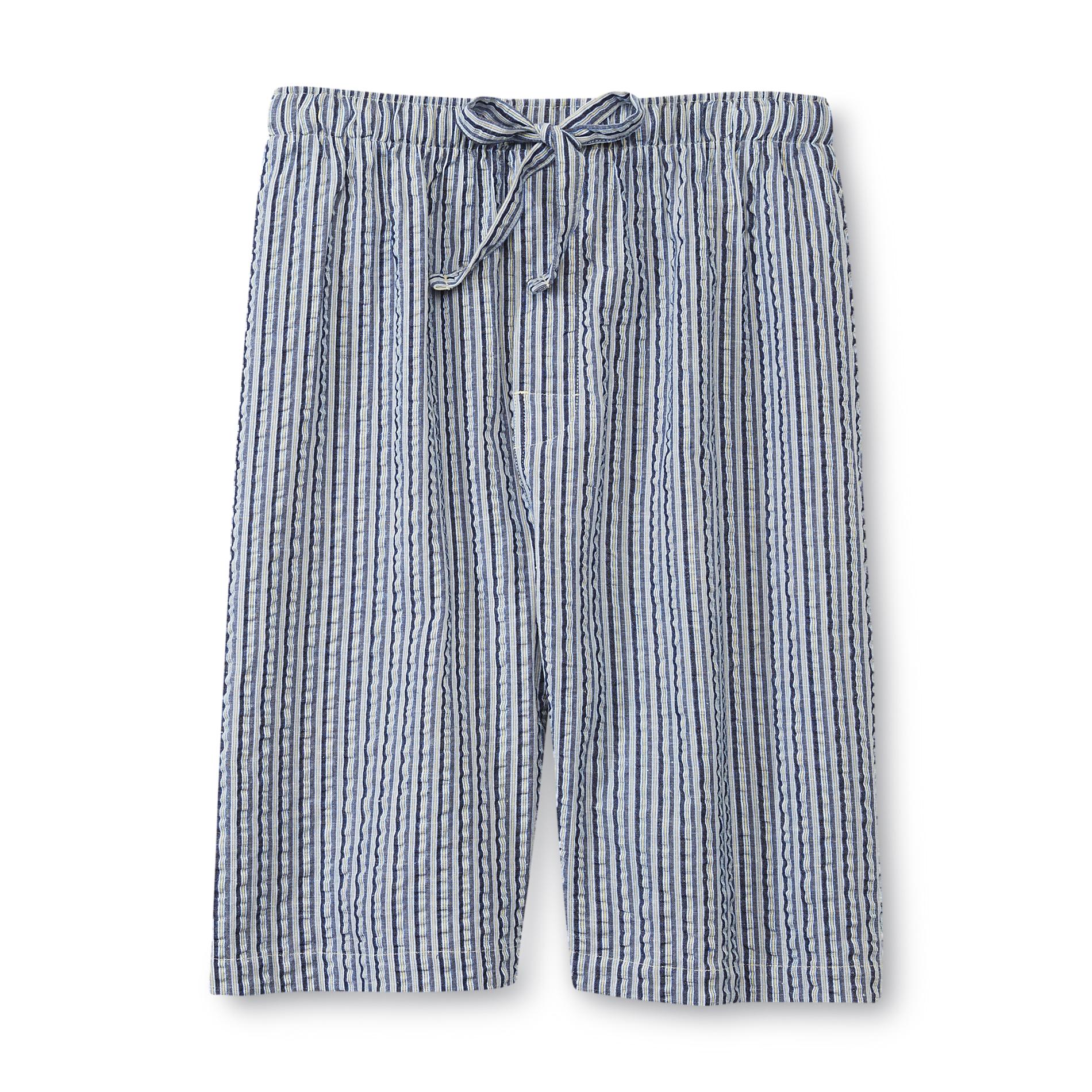 Covington Men's Striped Seersucker Lounge Shorts