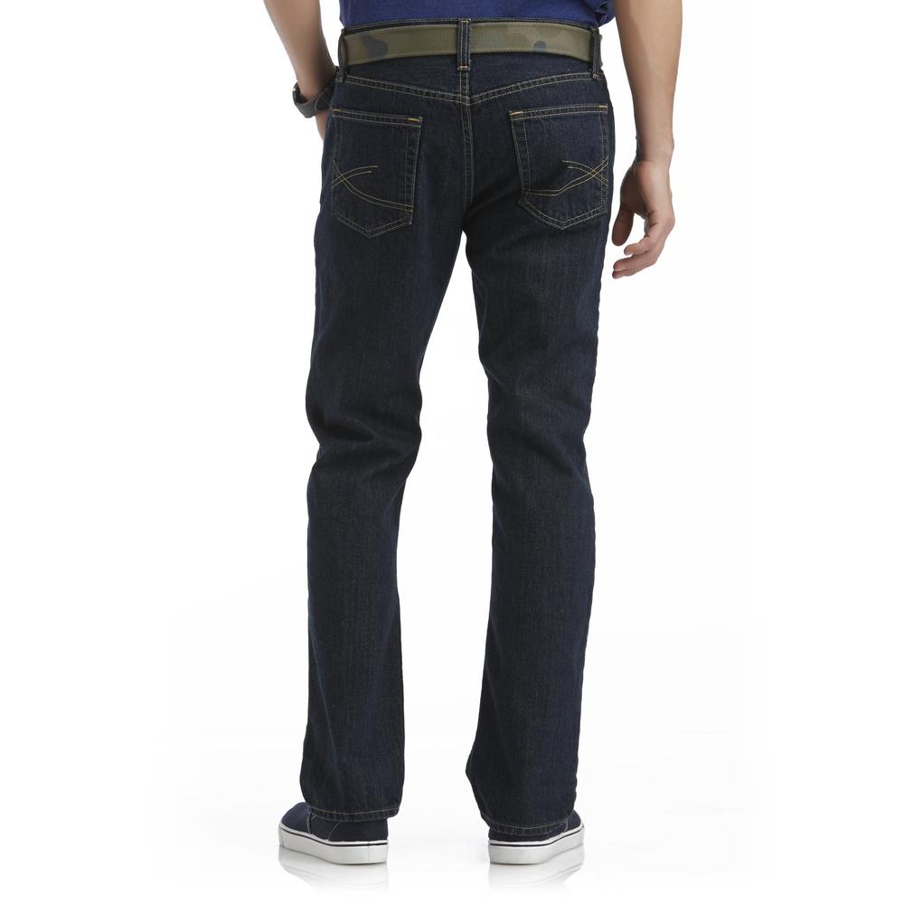Roebuck & Co. Men's Slim Bootcut Jeans & Belt