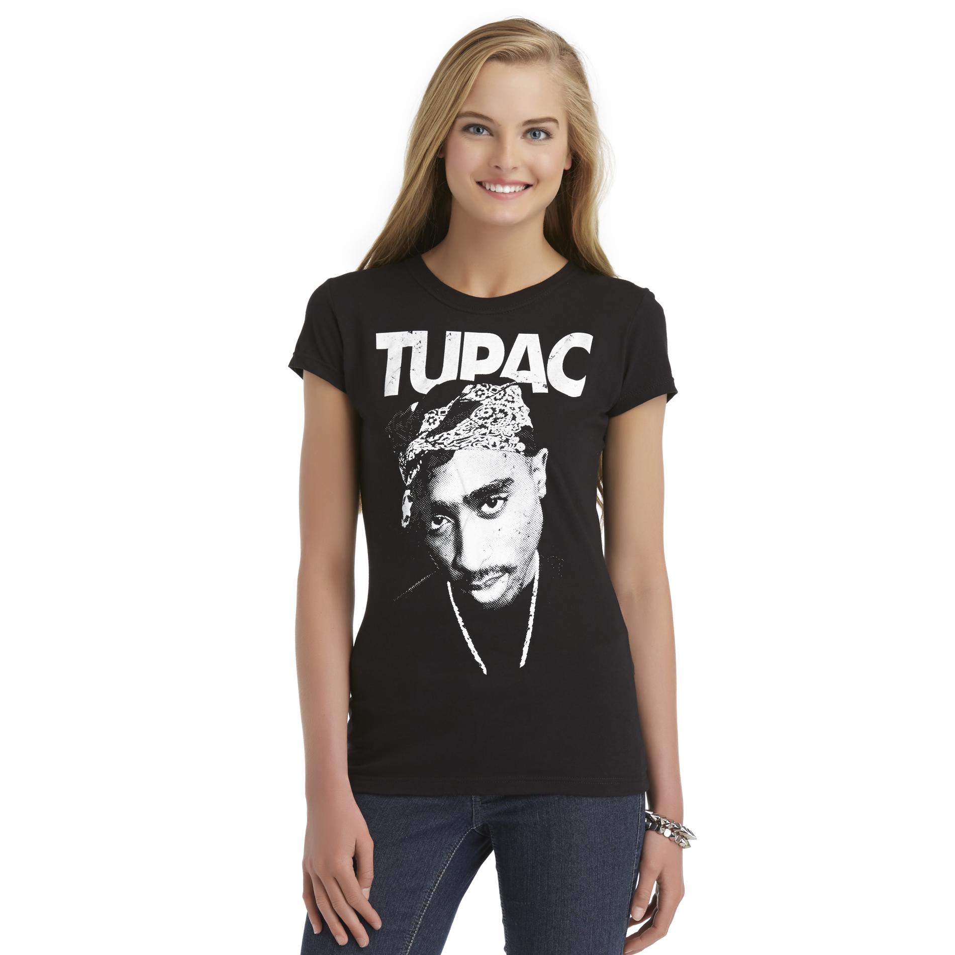Junior's Plus Graphic T-Shirt - Tupac