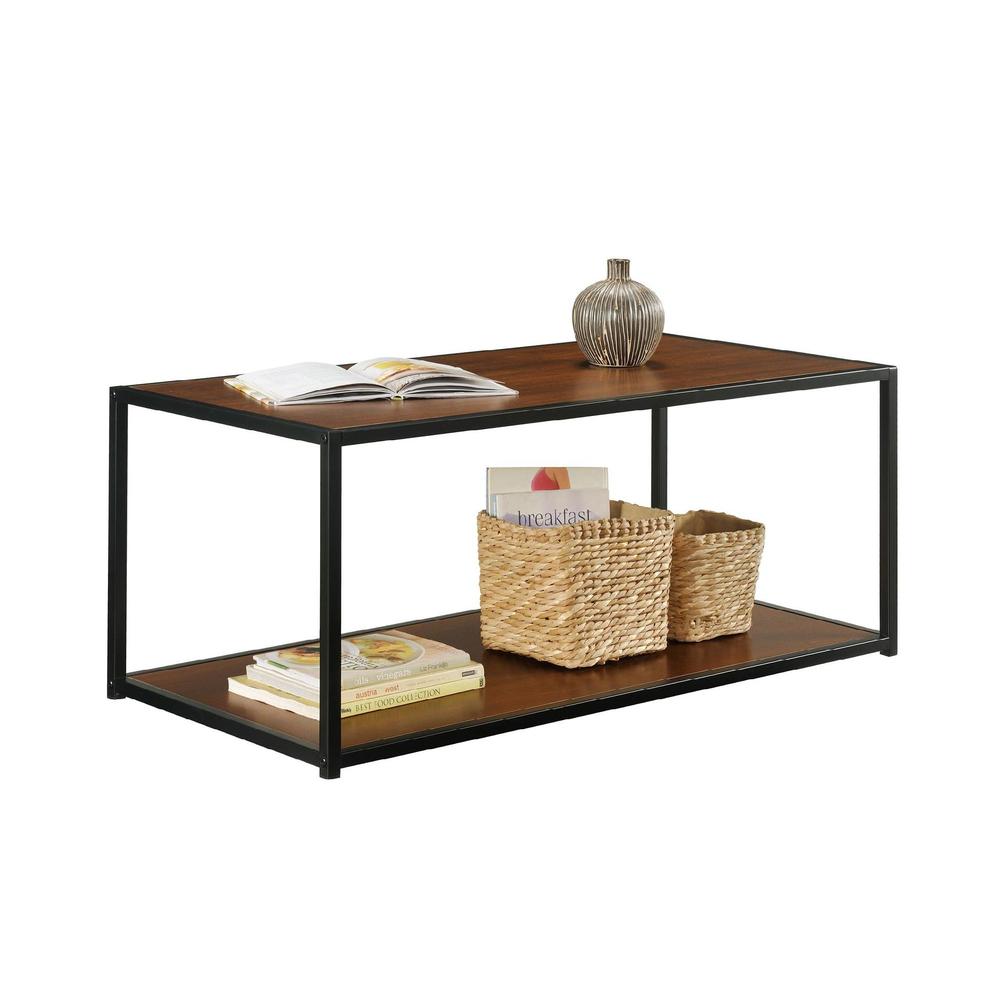 Dorel Canton Coffee Table with Metal Frame  Multiple Colors