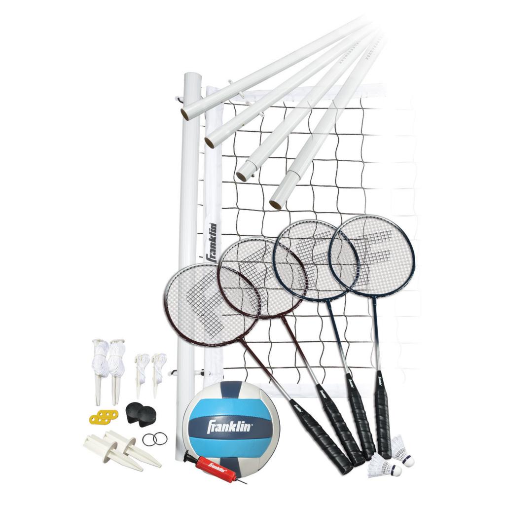 Franklin Sports Advanced Badminton & Volleyball Set