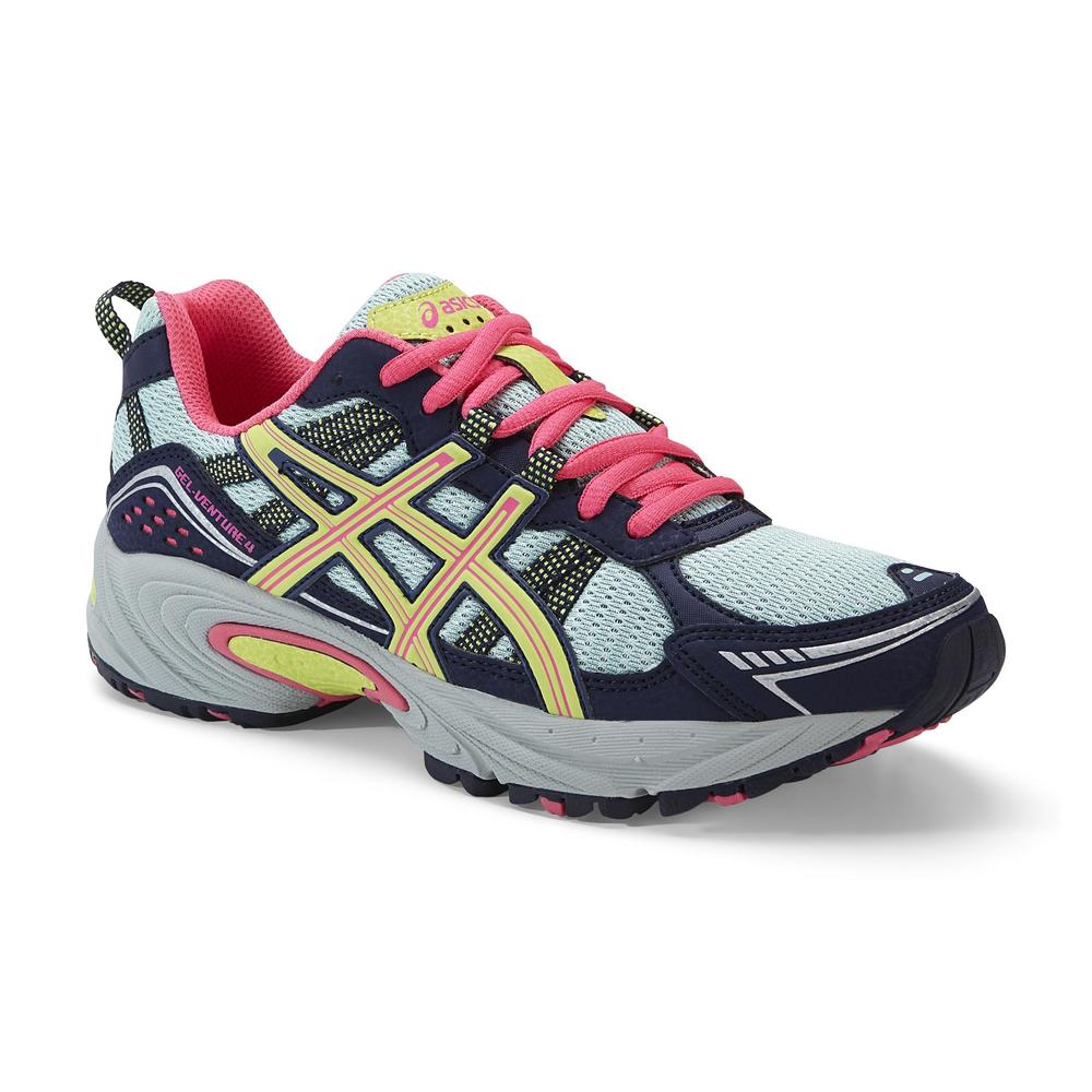 ASICS Women's GEL-Venture 4 Blue/Pink Running Shoe