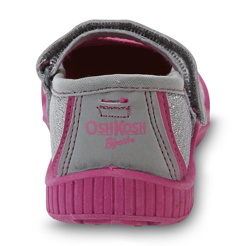 OshKosh Toddler Girl's Nadia Gray/Pink Shoe