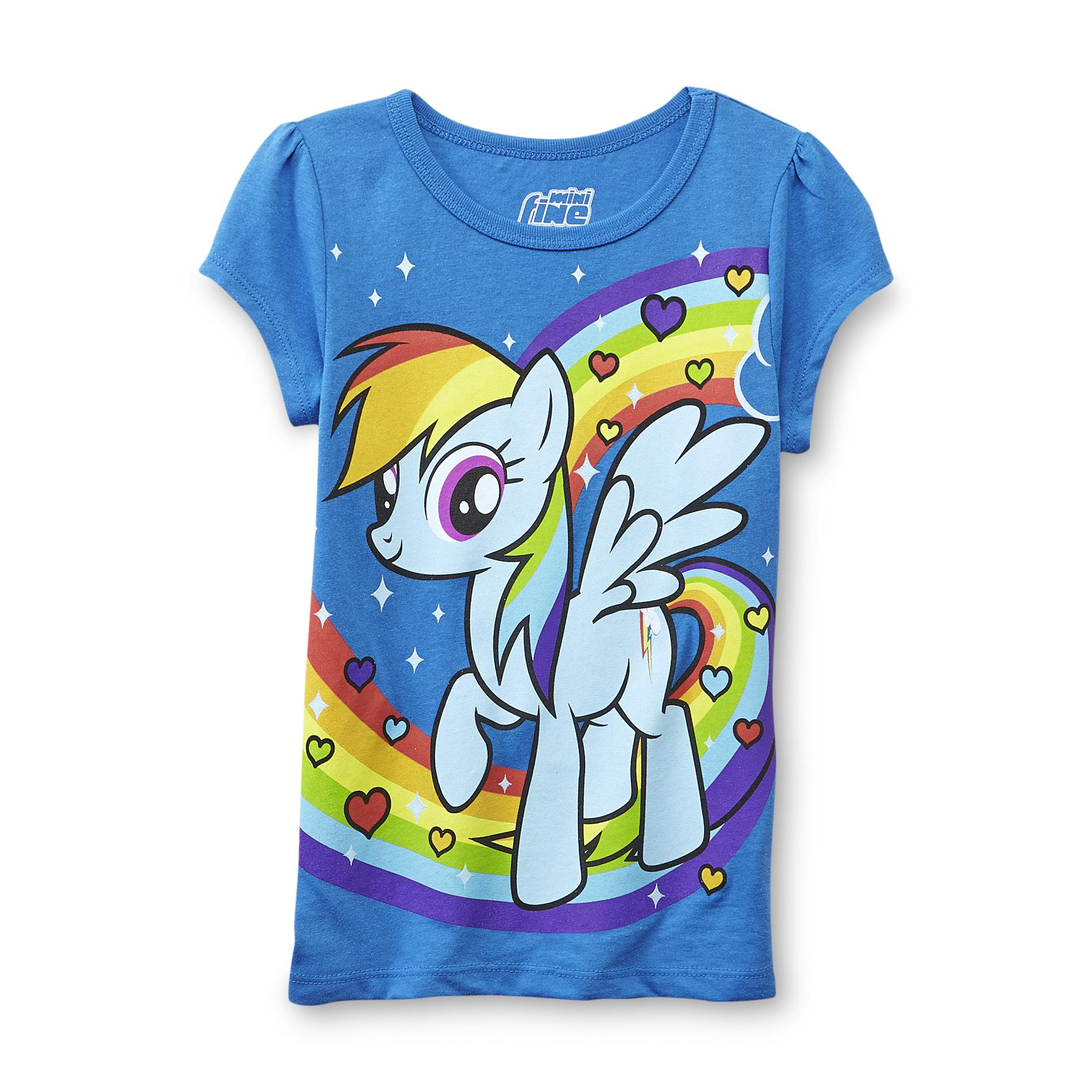 My Little Pony Girl's Graphic T-Shirt - Rainbow