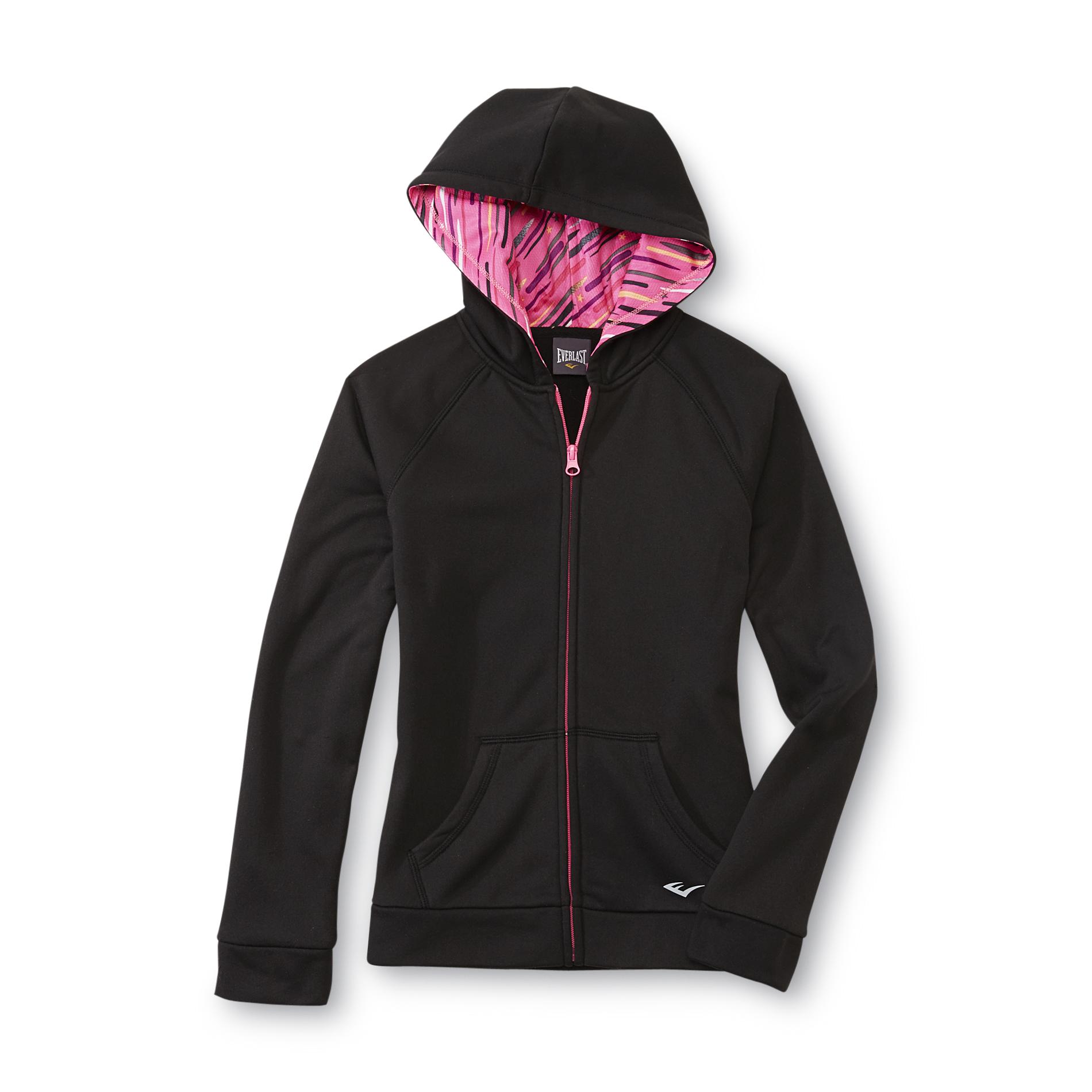 Everlast&reg; Girl's Athletic Fleece Hoodie Jacket