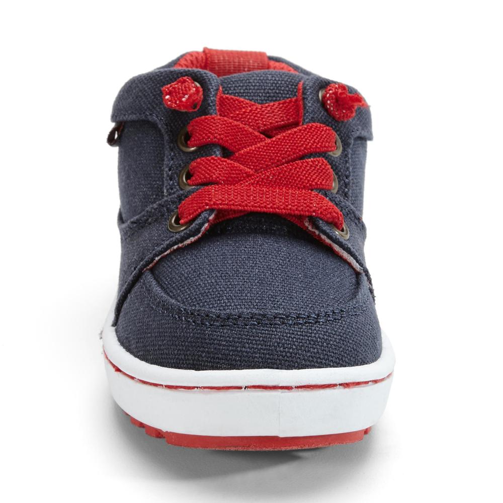 OshKosh Toddler Boy's Thomas Navy/Red Canvas Shoe