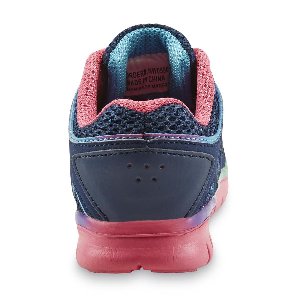 U.S. Polo Assn. Girl's Flame Navy/Pink Athletic Shoe