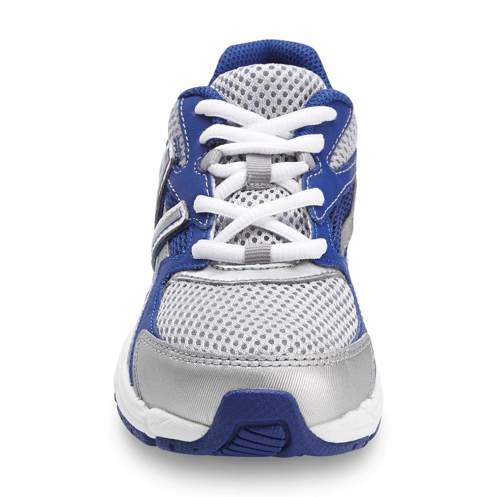 New Balance Boy's 513 Athletic Shoe -Blue/Silver