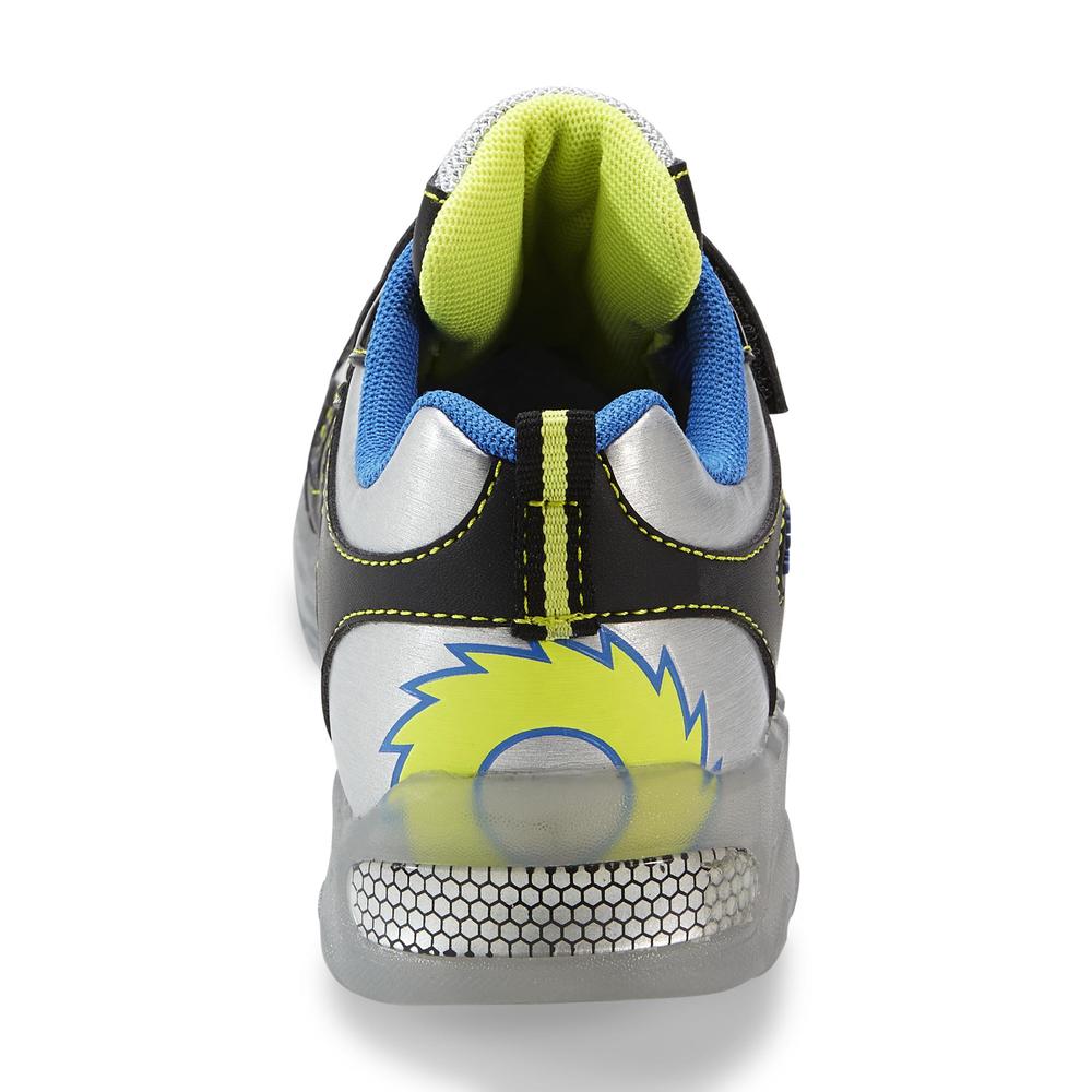 Razor&#174 Boy's Razor On Light Up Athletic Shoe - Silver/Blue/Neon Yellow