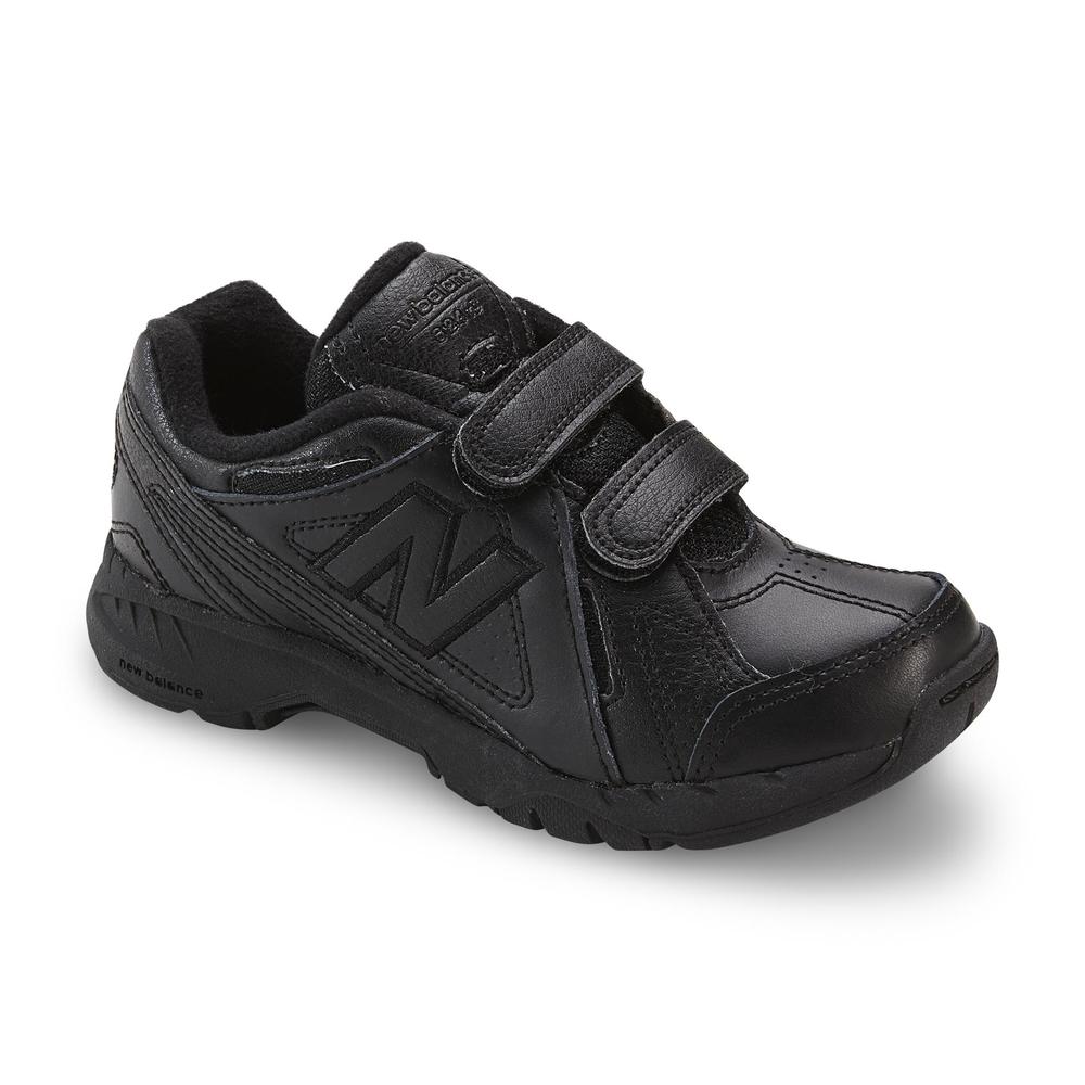 New Balance Boy's 624 Uniform Wide Width Athletic Shoe - Black