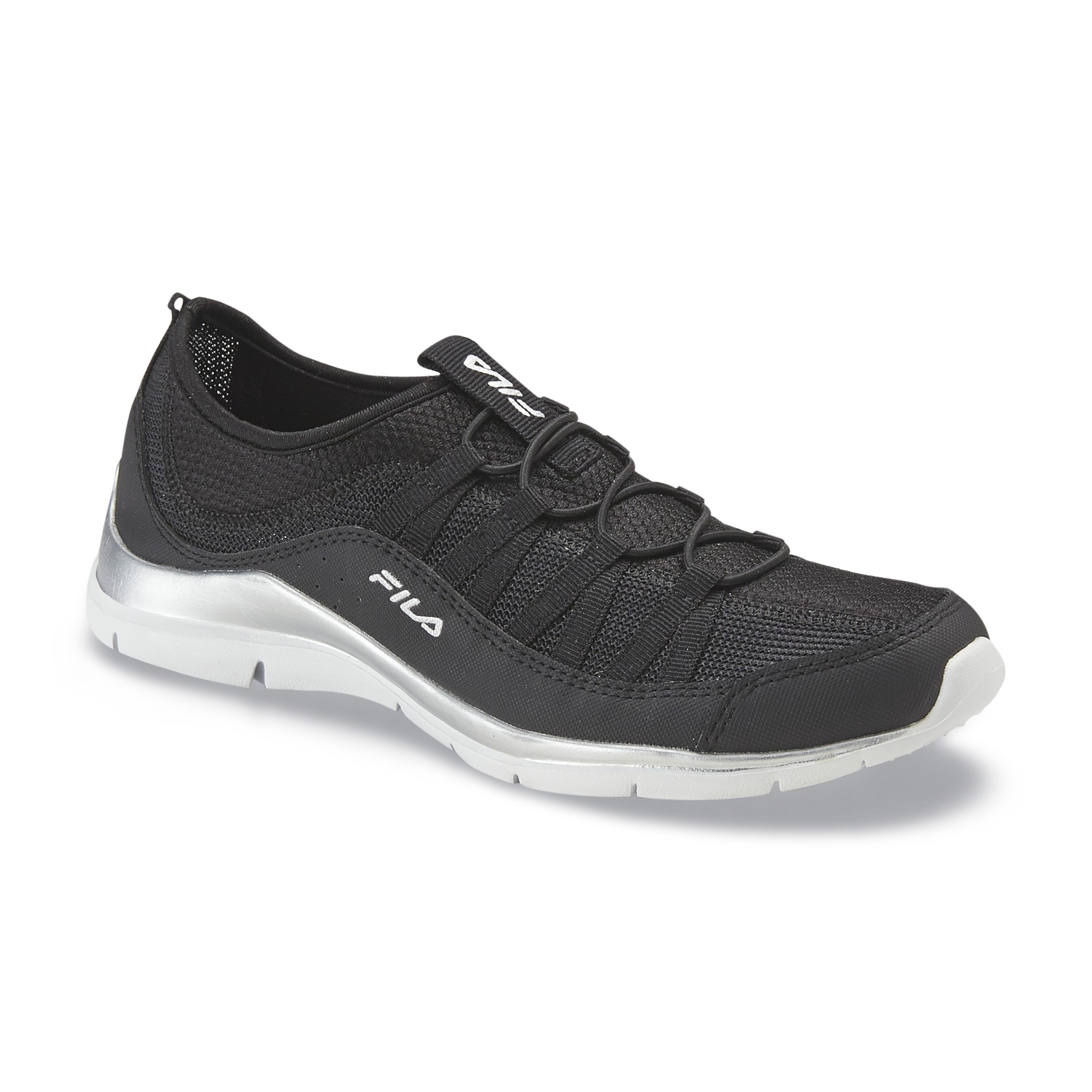 Fila Women's Vixen Athletic Shoe - Black/Silver/White
