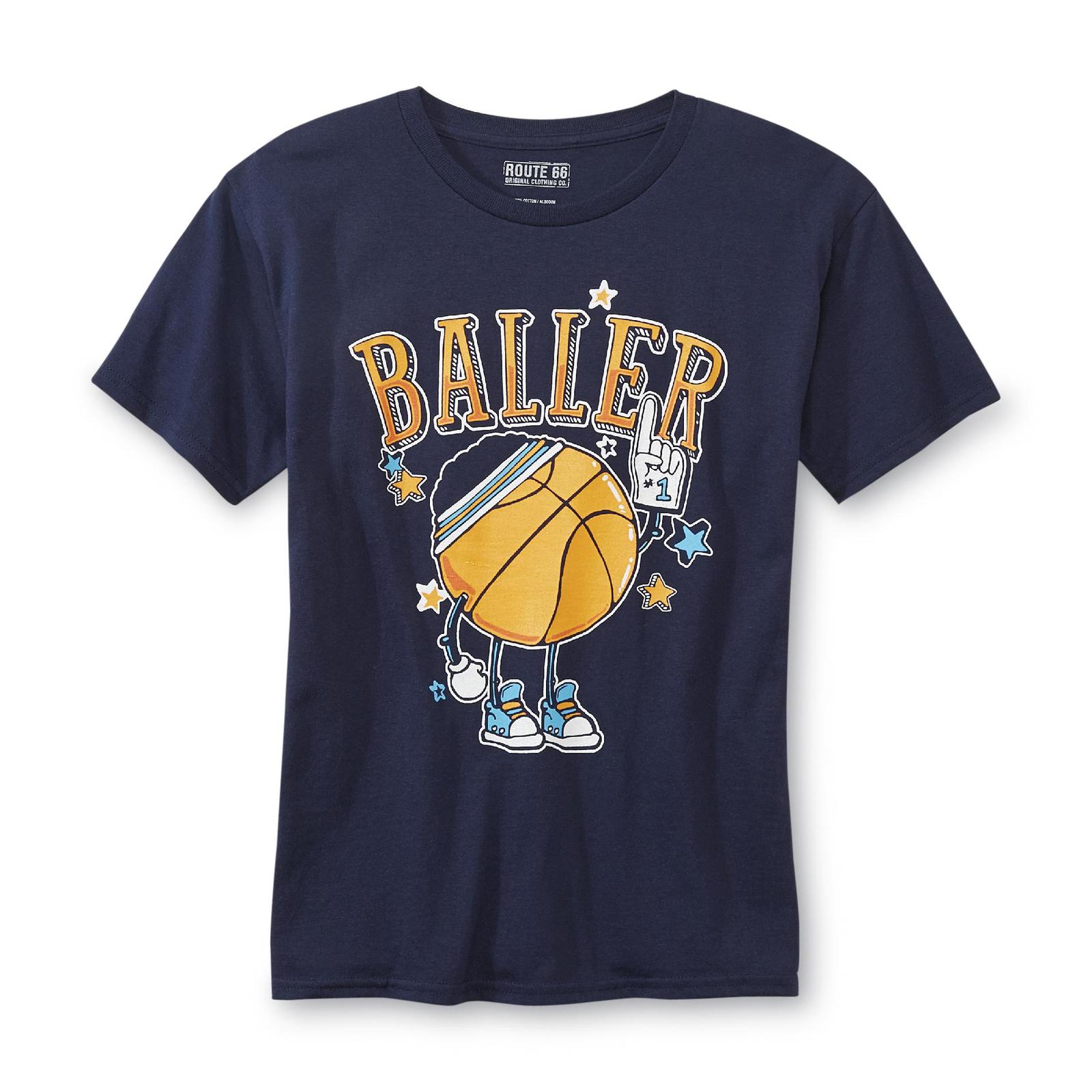 Route 66 Boy's Graphic T-Shirt - Basketball