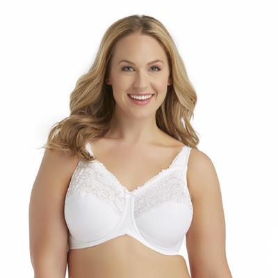 Maidenform Women's Minimizer Bra With Lace Trim – Full Coverage, Underwire Support, Comfort Fit