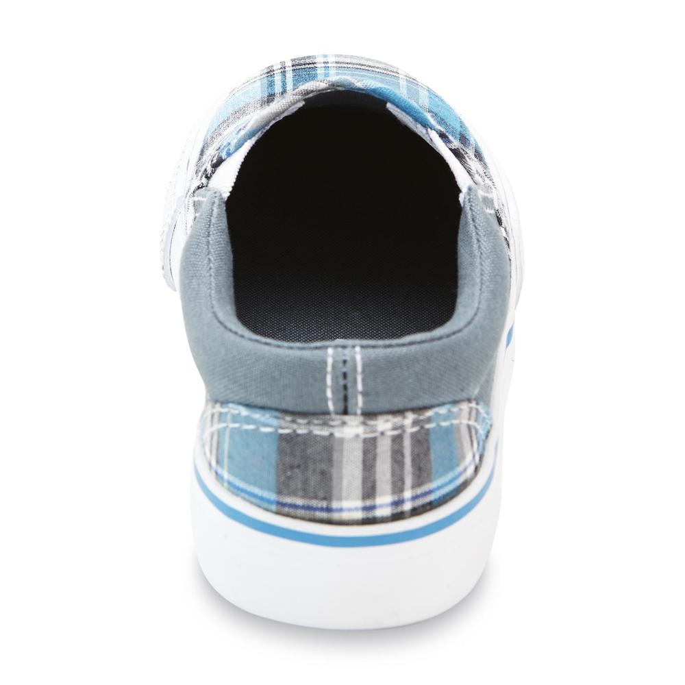 Joe Boxer Toddler Boy's Lil Matt Gray/Multi Plaid Casual Shoe