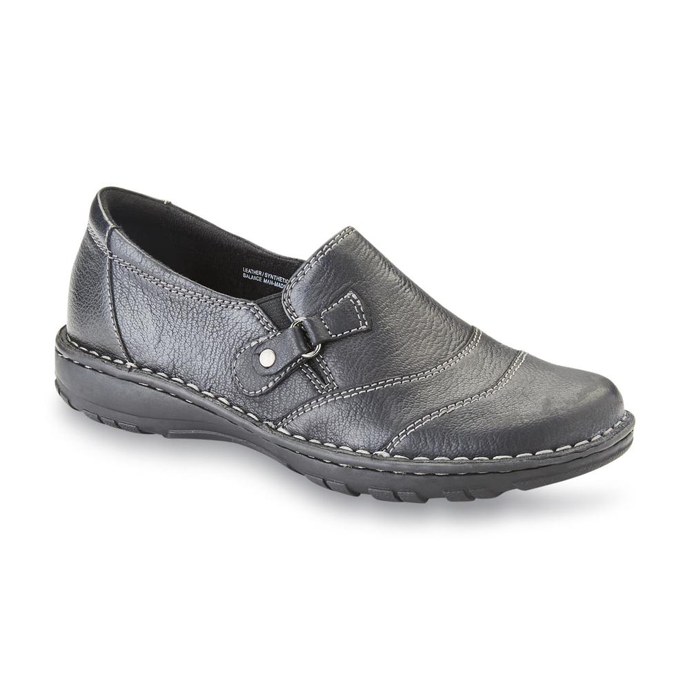 Thom McAn Women's Dixie Black Slip-On Casual Loafer