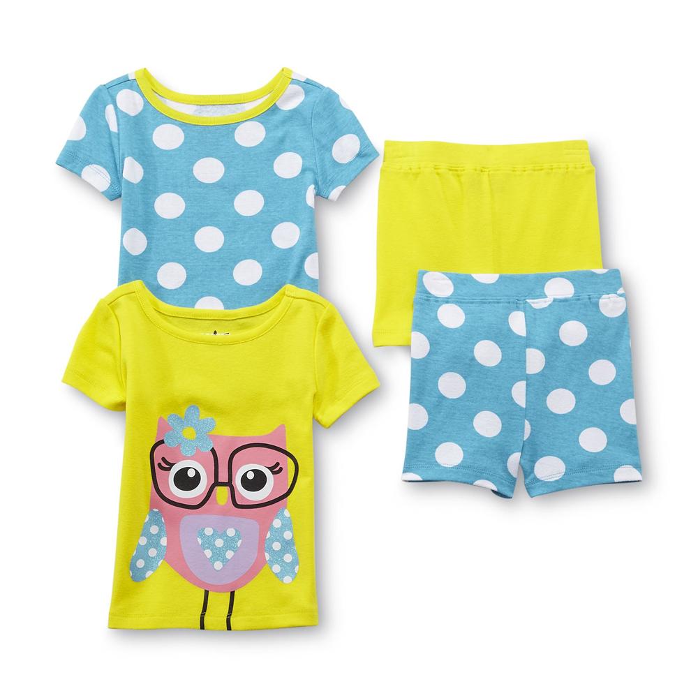 Joe Boxer Infant & Toddler Girl's 2-Pairs Pajamas - Owl