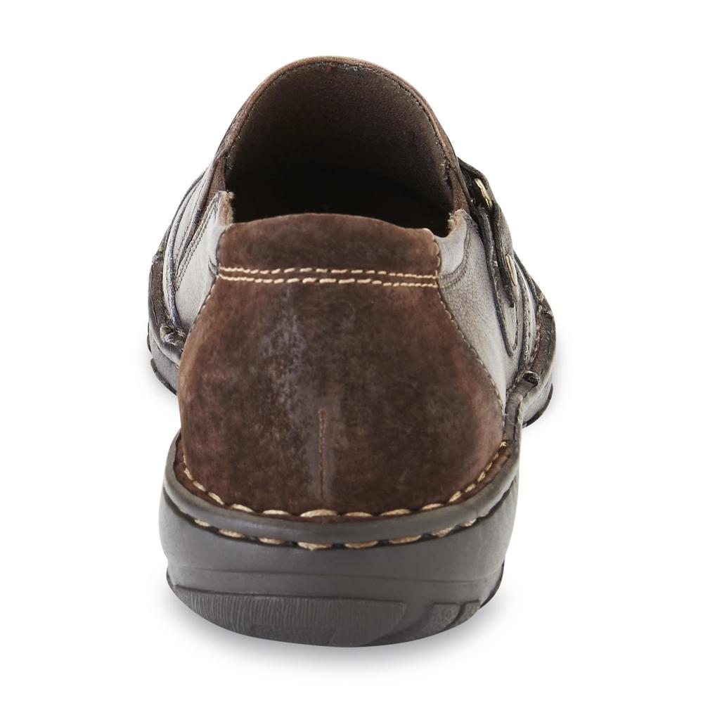 Thom McAn Women's Dixie Brown Slip-On Casual Loafer
