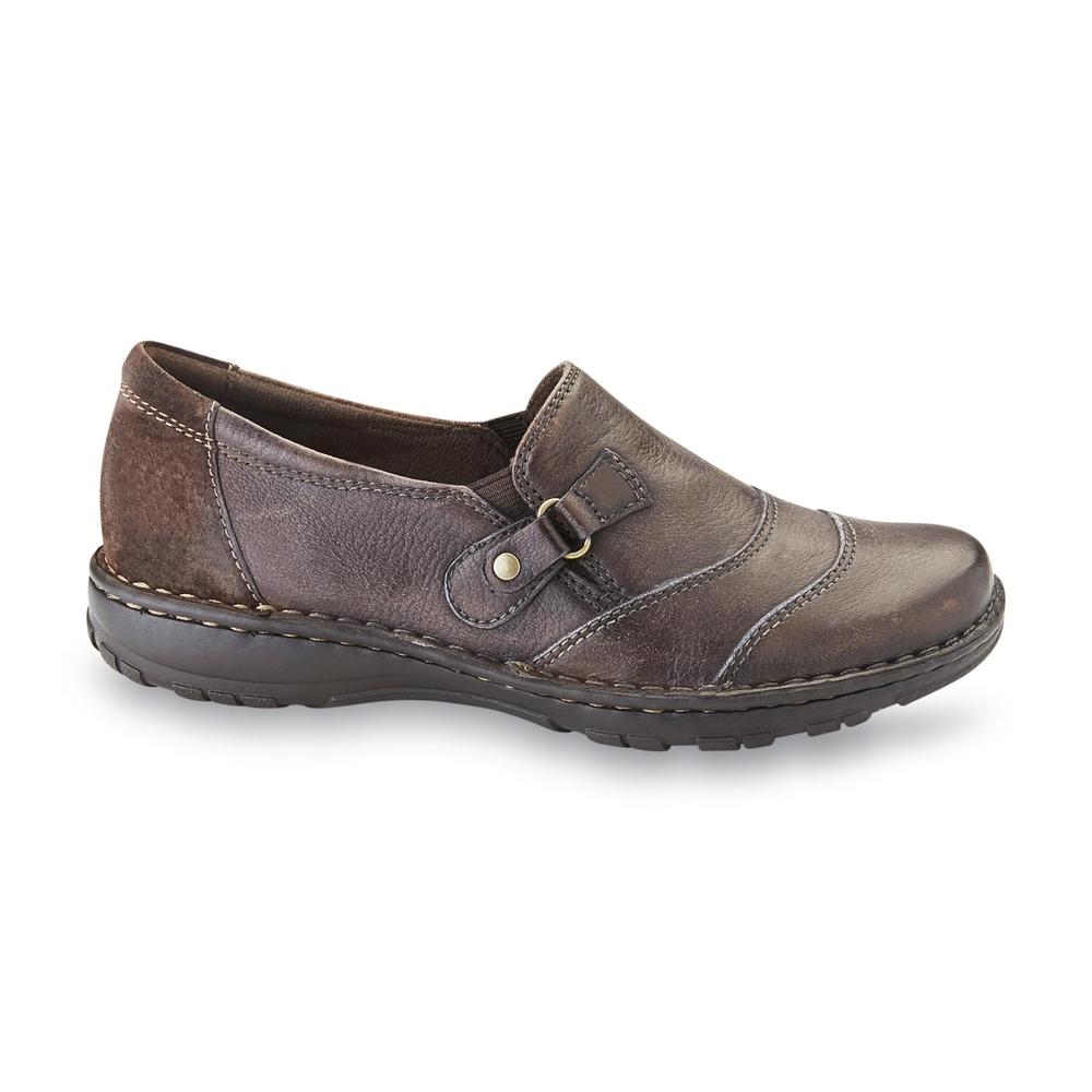 Thom McAn Women's Dixie Brown Slip-On Casual Loafer