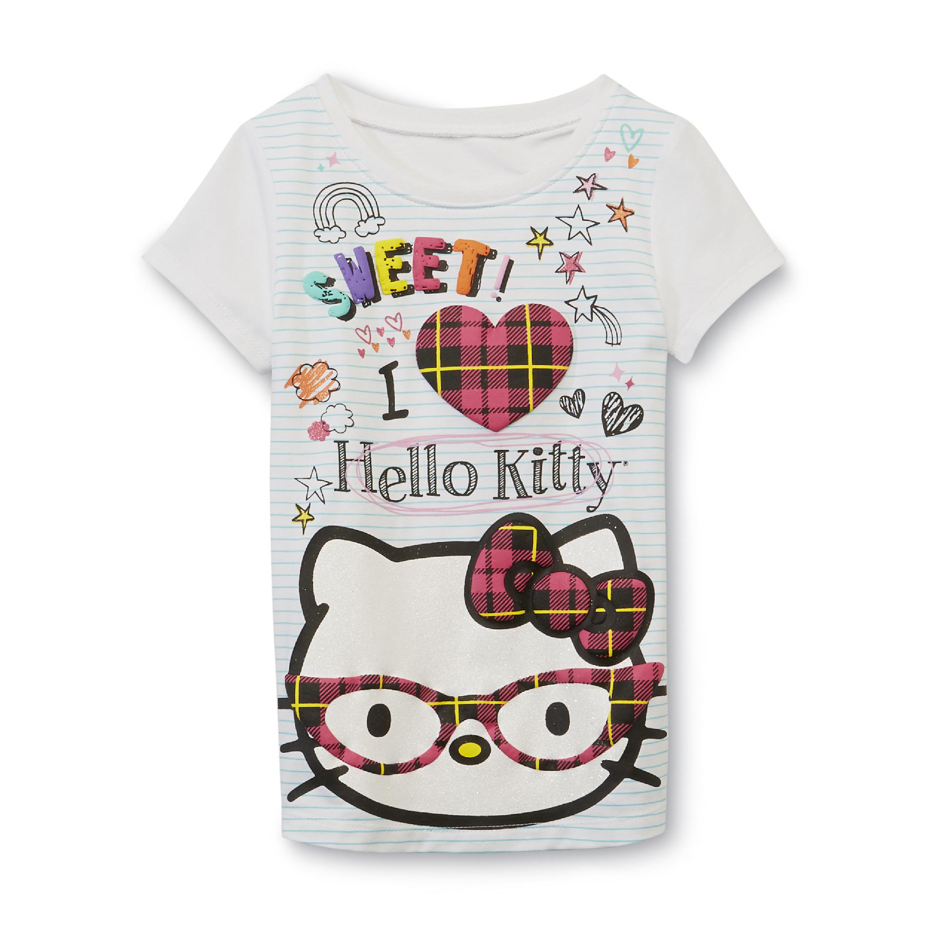 Hello Kitty Toddler Girl's Short-Sleeve Top - Doodles