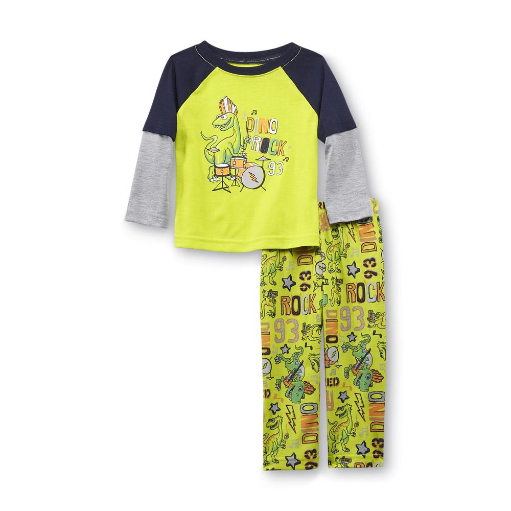 Joe Boxer Infant & Toddler Boy's Pajama Shirt & Pants - Dino Rock