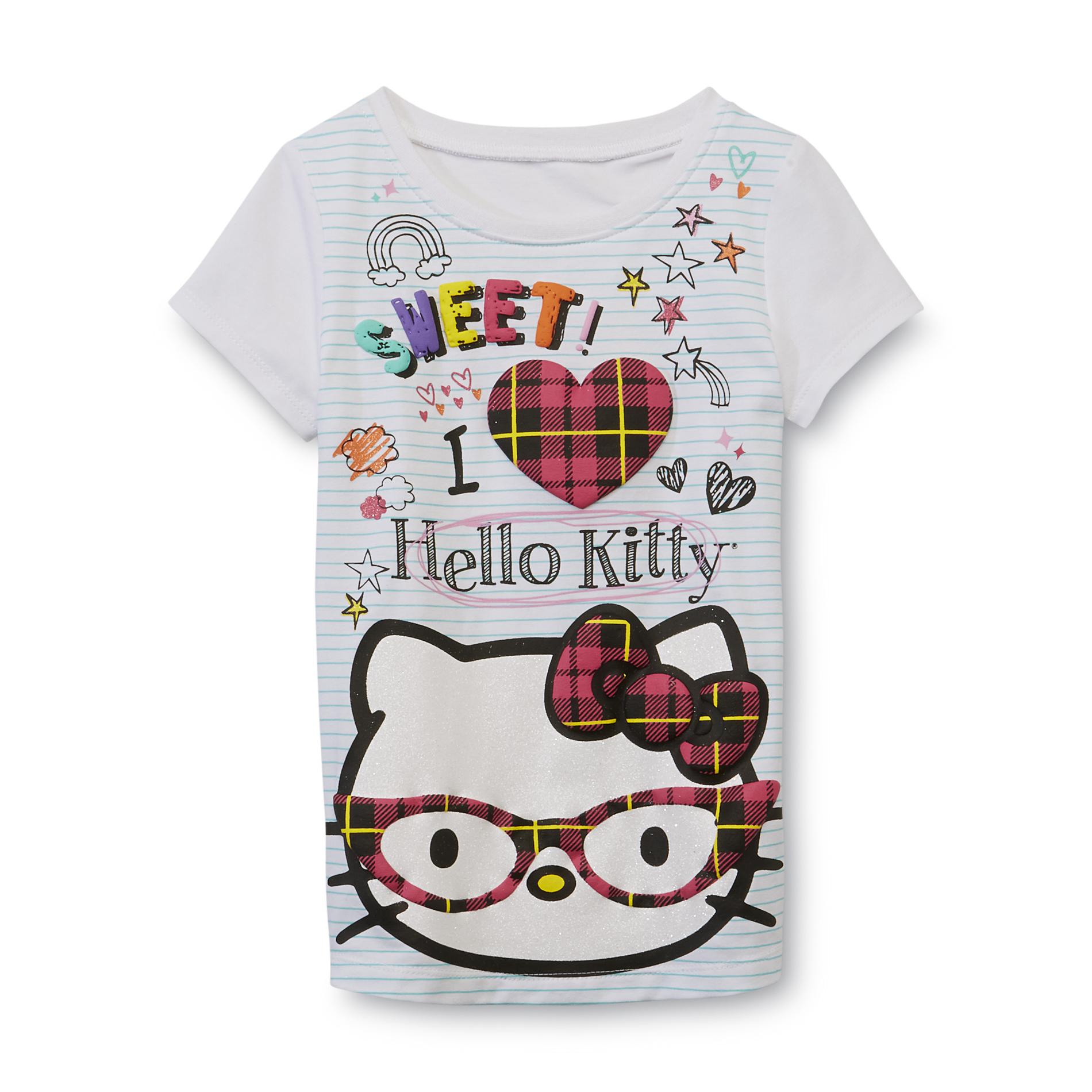 Hello Kitty Girl's Short-Sleeve Top - Doodles