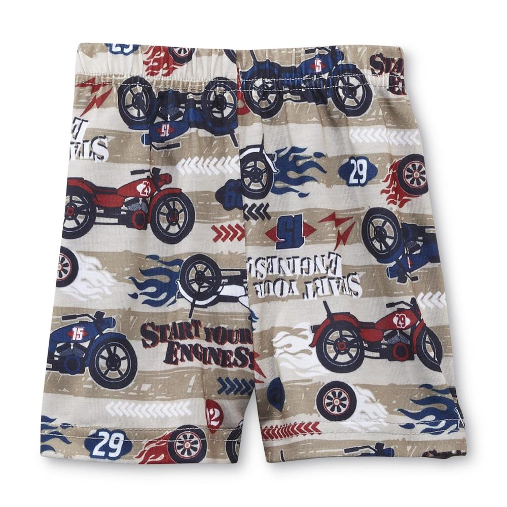 Joe Boxer Infant & Toddler Boy's Pajama Shirt & Shorts - Motorcycle