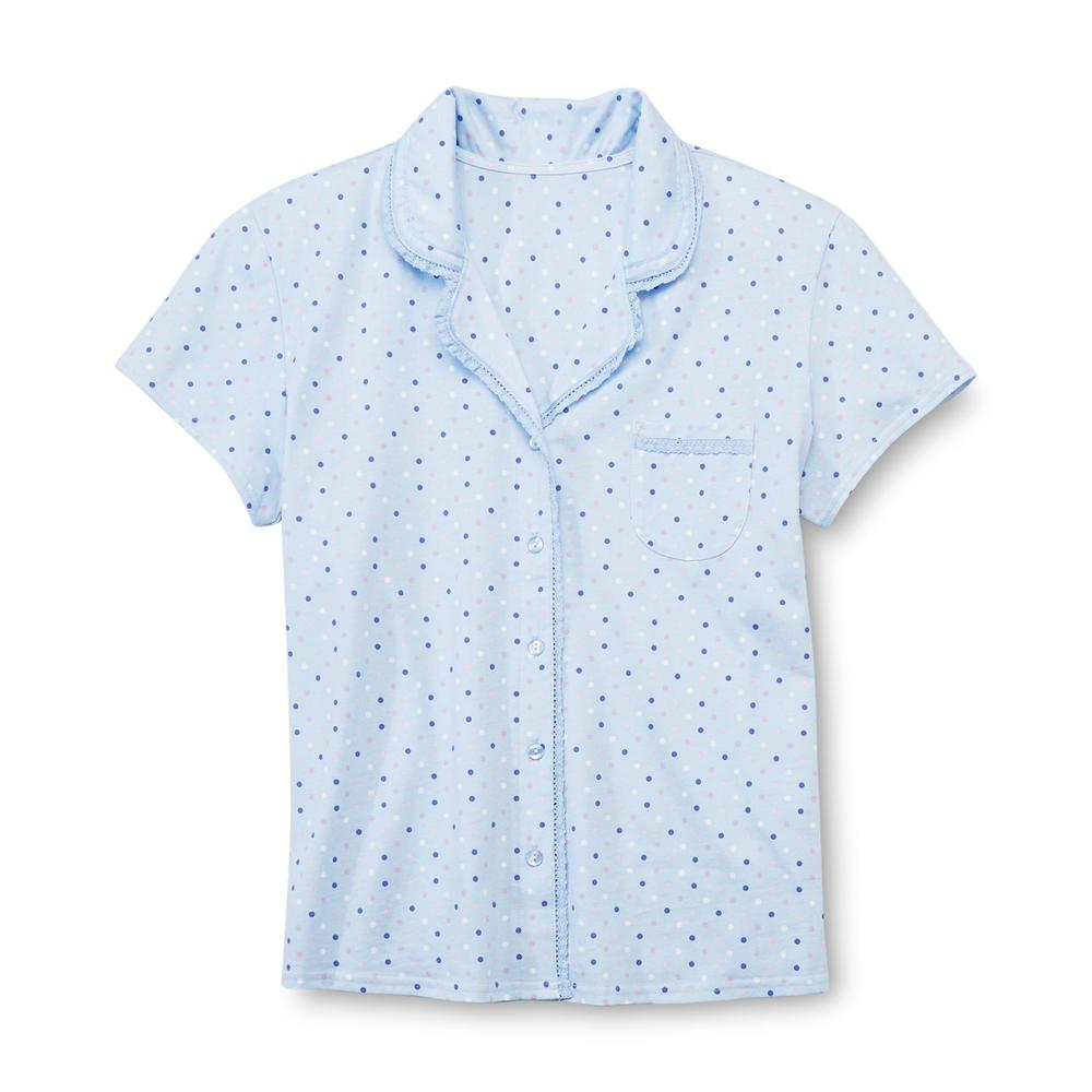 Laura Scott Women's Pajama Shirt & Pants - Polka Dots