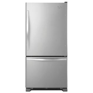 Whirlpool Wrb322dmbm 22 1 Cu Ft Bottom Freezer Refrigerator W Ice Maker Stainless Steel American Freight Sears Outlet