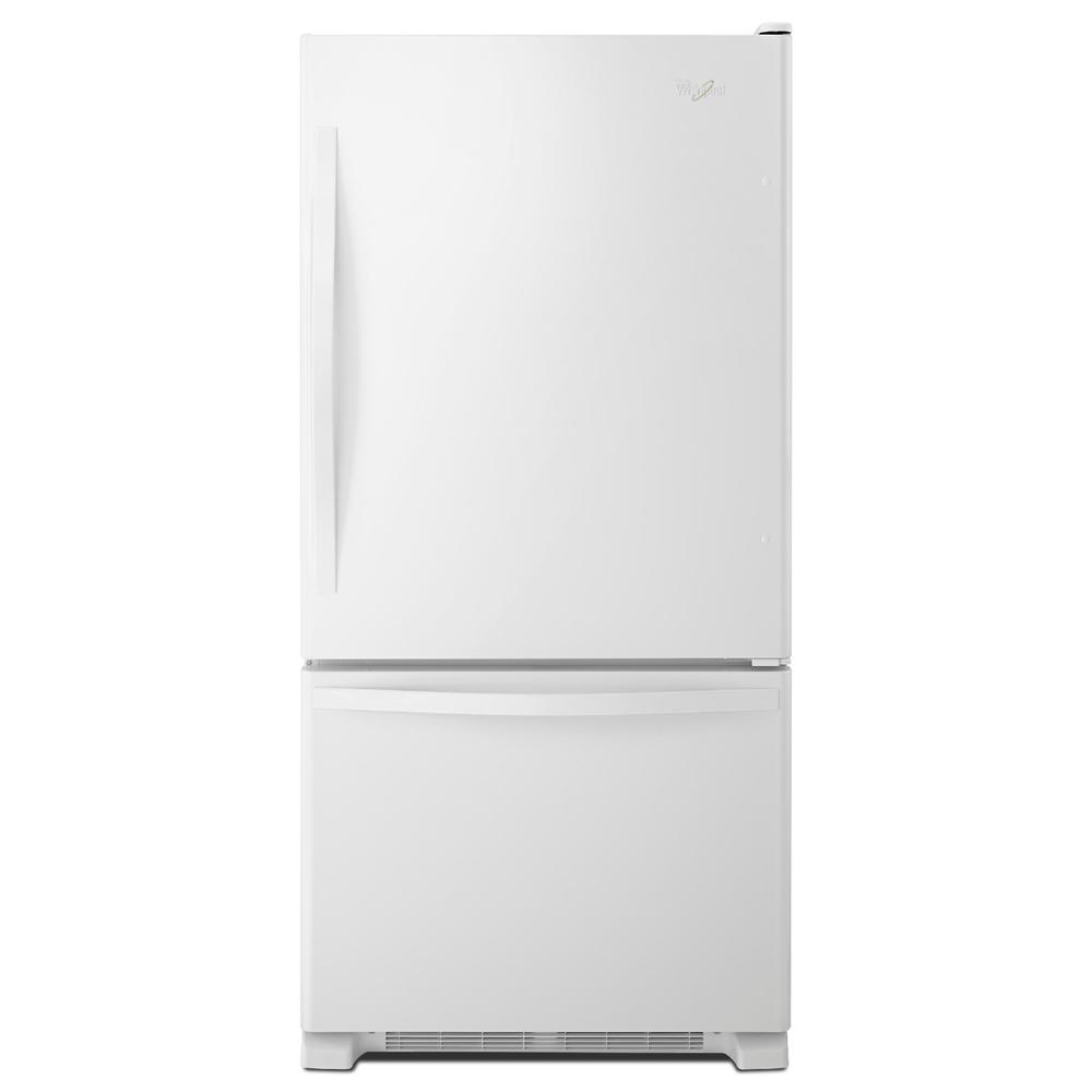 Whirlpool WRB322DMBW  22.1 cu. ft. Bottom-Freezer Refrigerator w/ Ice Maker - White