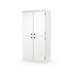 South Shore Morgan 4-Door Storage Cabinet, Pure White