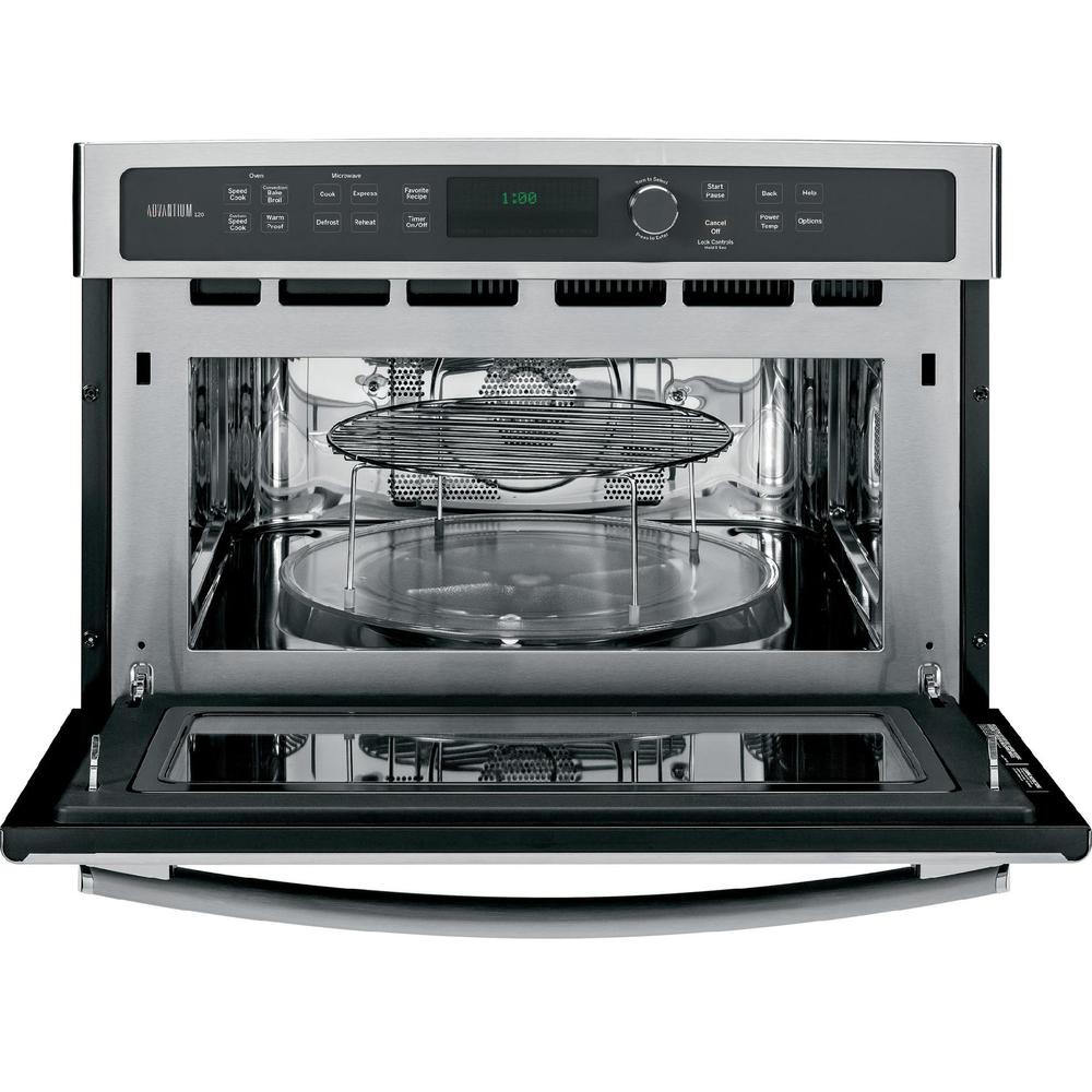 GE Profile Series PSB9100SFSS 1.7 cu. ft. Advantium Electric Wall Oven with Microwave - Stainless Steel