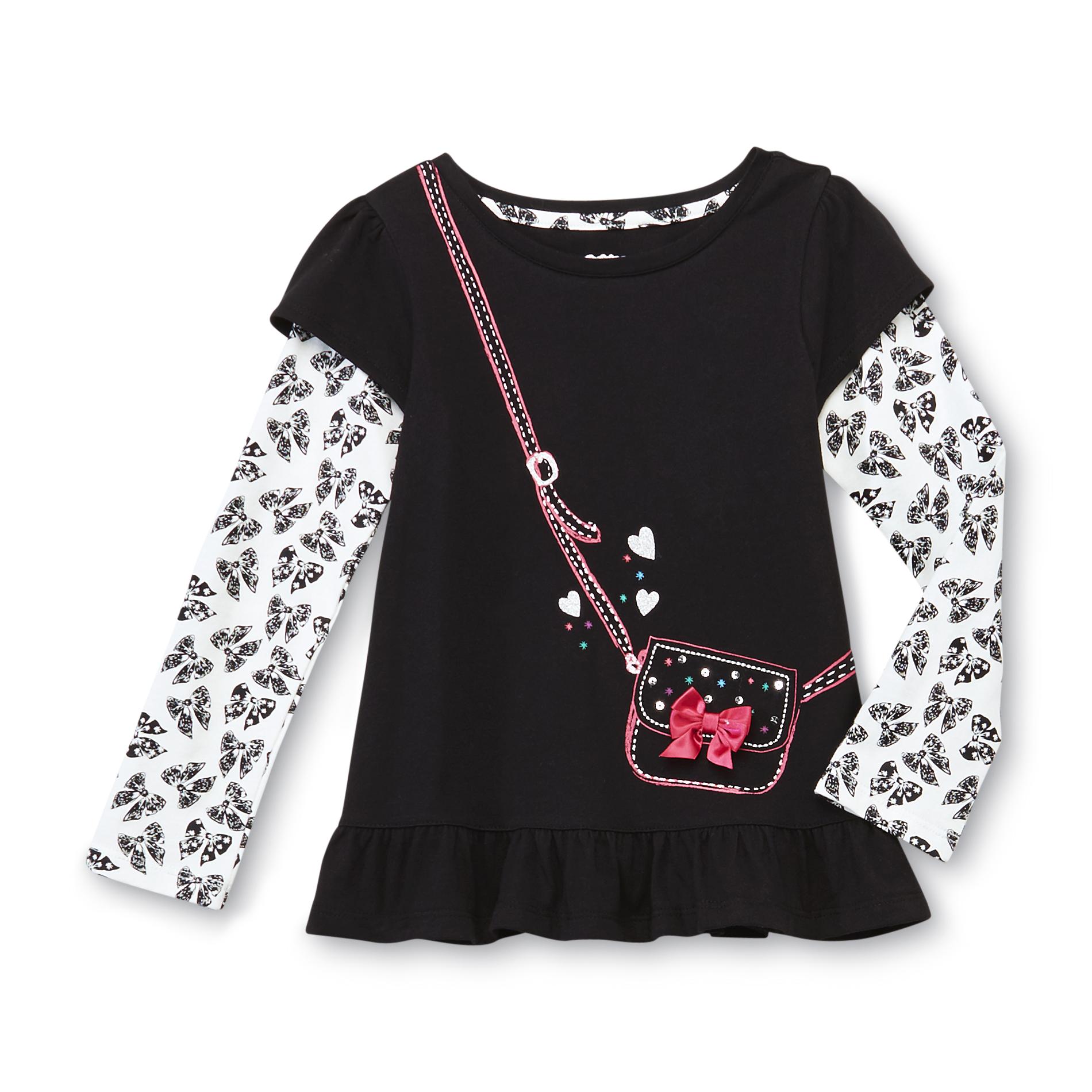 Toughskins Infant & Toddler Girl's Long-Sleeve Tunic Top - Bows & Hearts