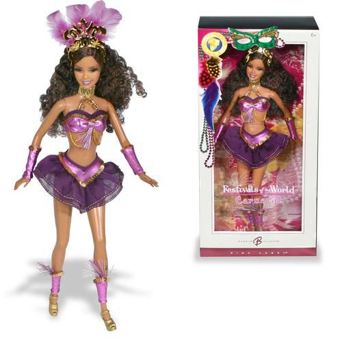 Mattel Barbie   Festivals of the World   Carnaval Barbie Doll   Toys