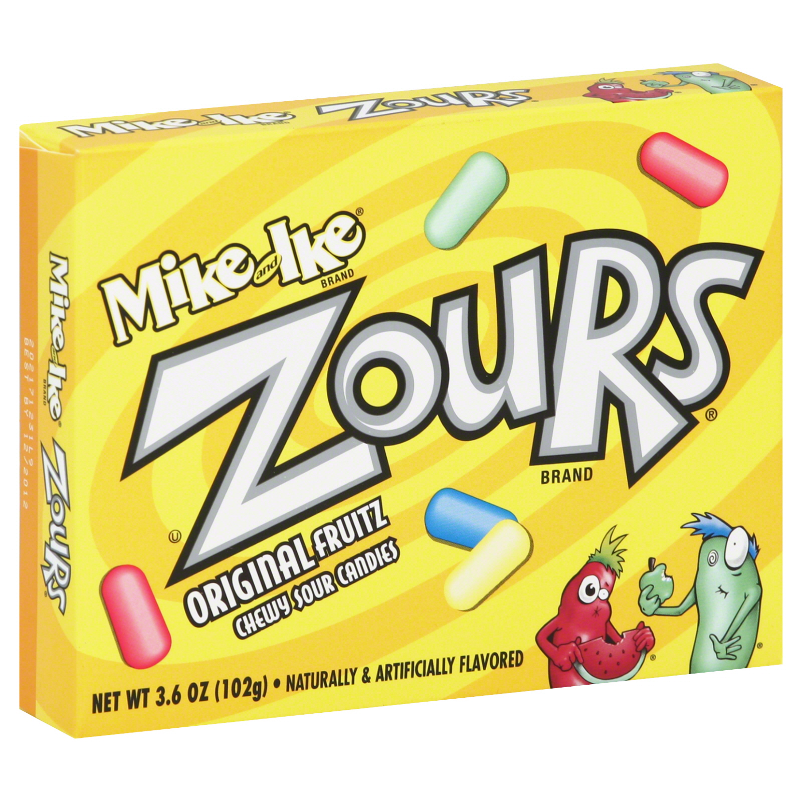 Mike and Ike  Sour-Licious Zours Candies 3.6 oz.